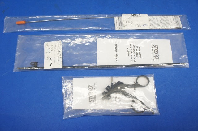 Karl Storz 33421ML Click Line KELLY Dissecting and Grasping Forceps, Size 5 mm