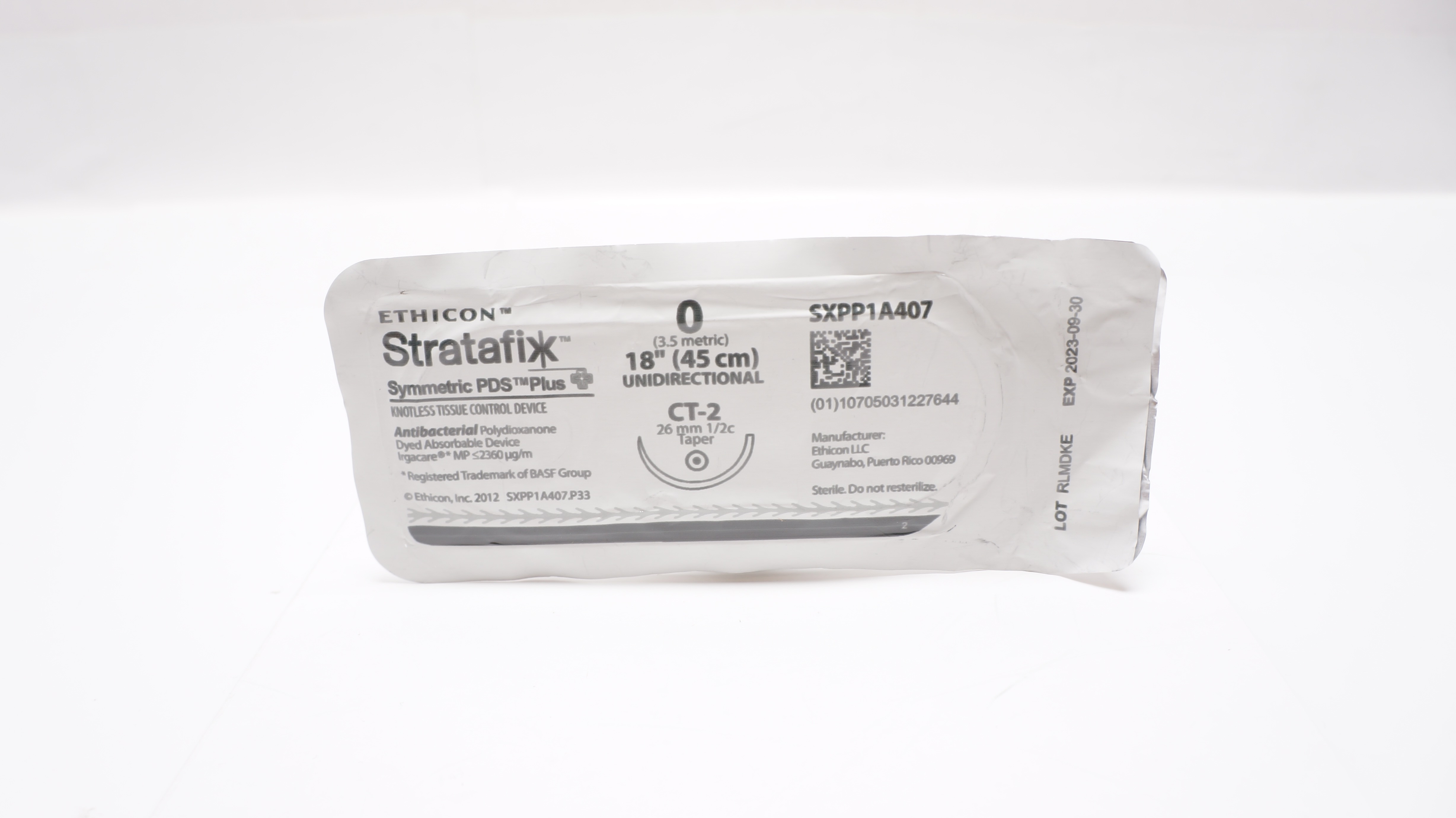 Ethicon SXPP1A407 0 Stratafix Symmetric PDSP+Stre CT-2 26mm 1/2c Taper 18inch(x)
