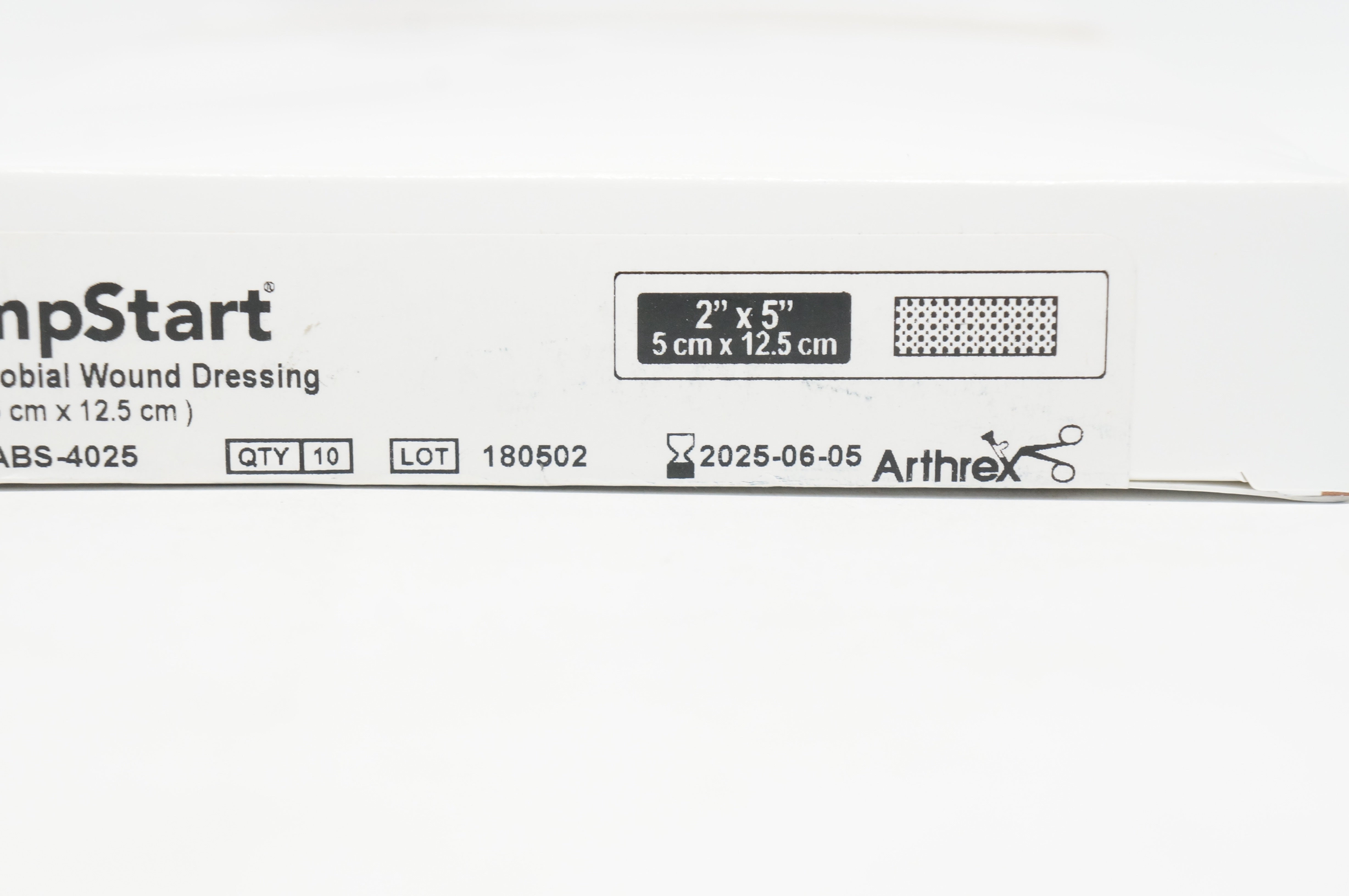 Arthrex ABS-4025 JumpStart Antimicrobial Wound Dressing 2inch x