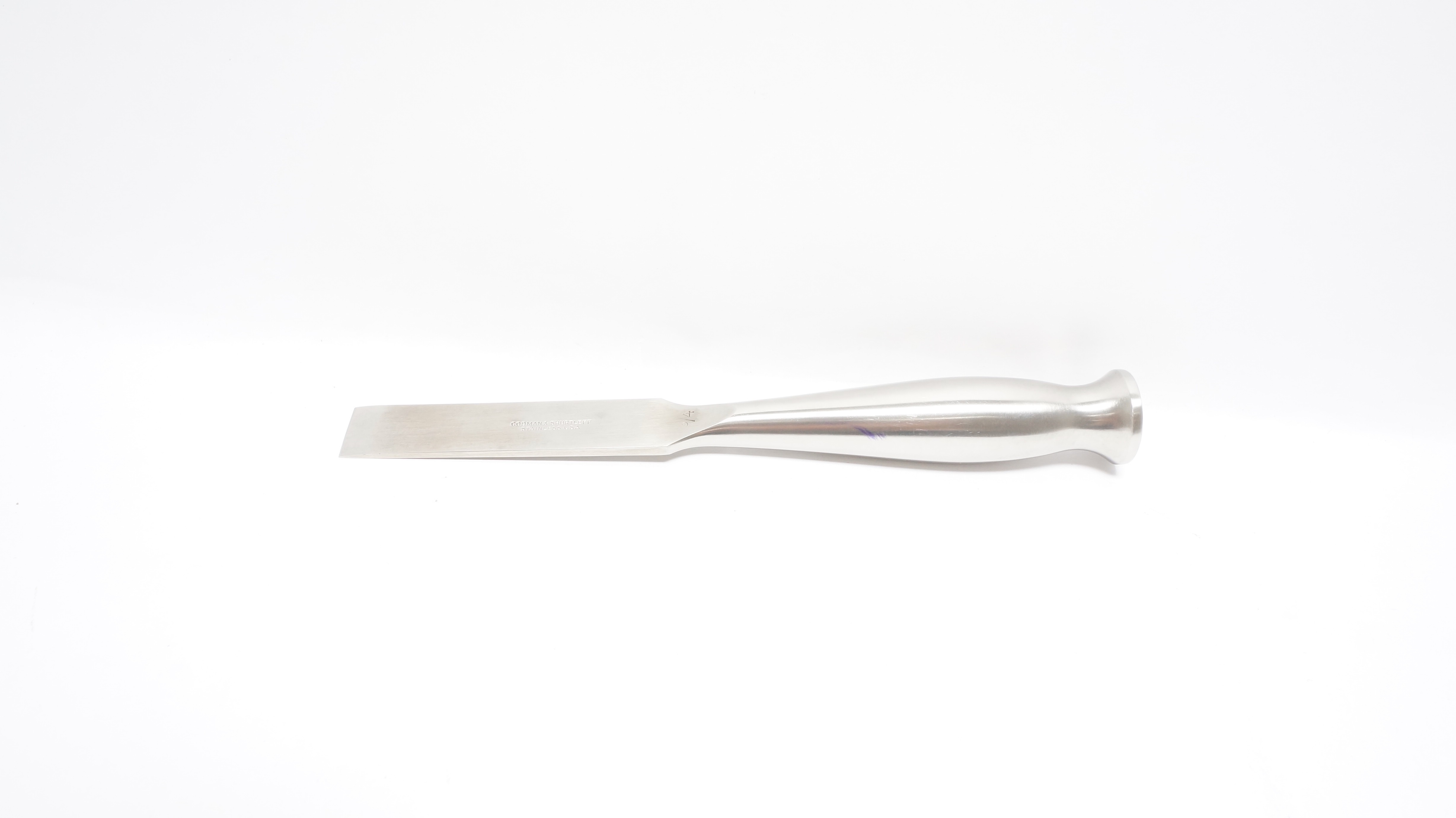 Codman & Shurtleff Curved Tip 3/4 Stainless Surgical Instrument