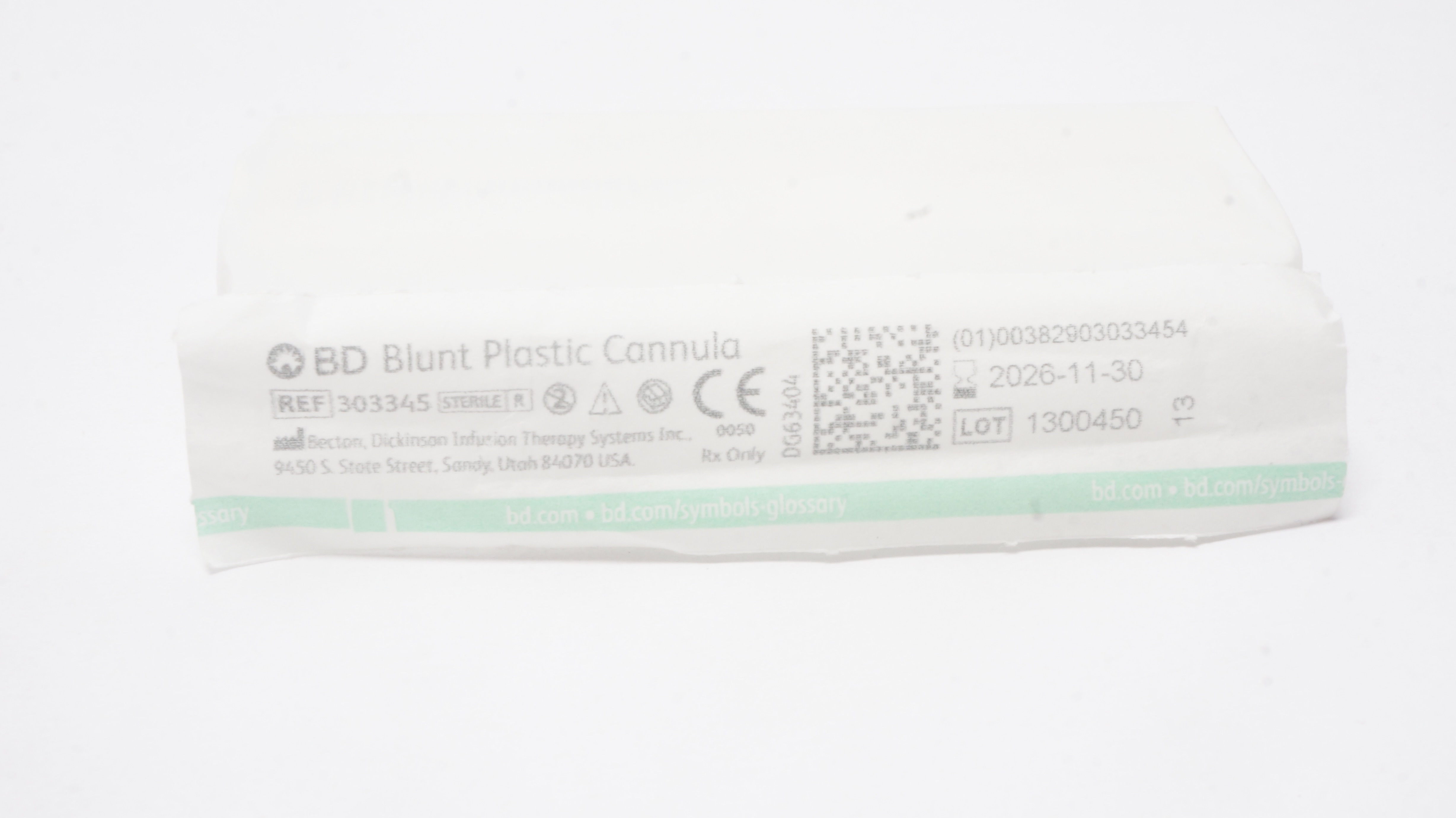 BD 303345 Blunt Plastic Cannula