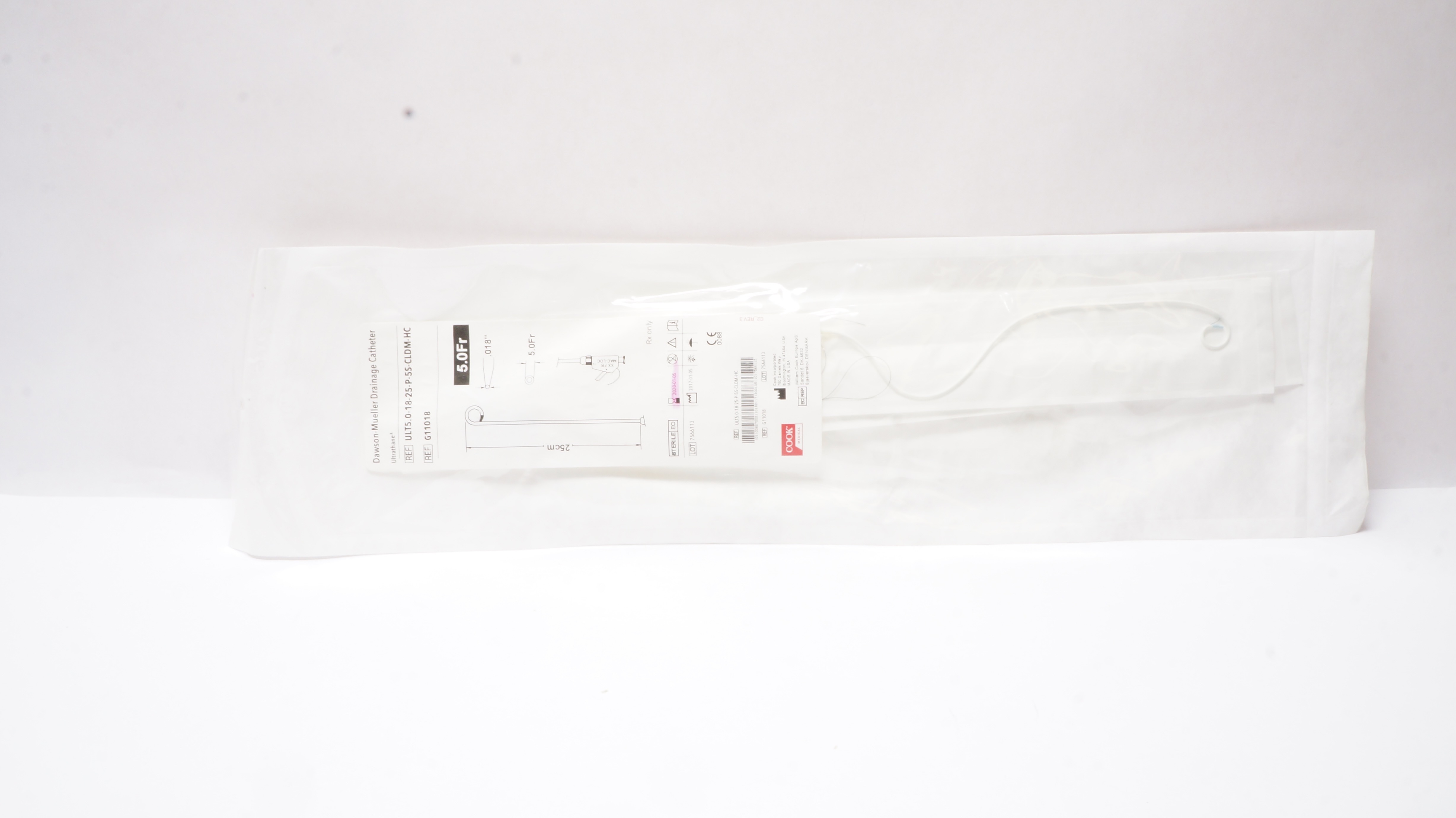Cook Medical G11018 Dawson-Mueller Drainage Cath. 5.0Fr (x)