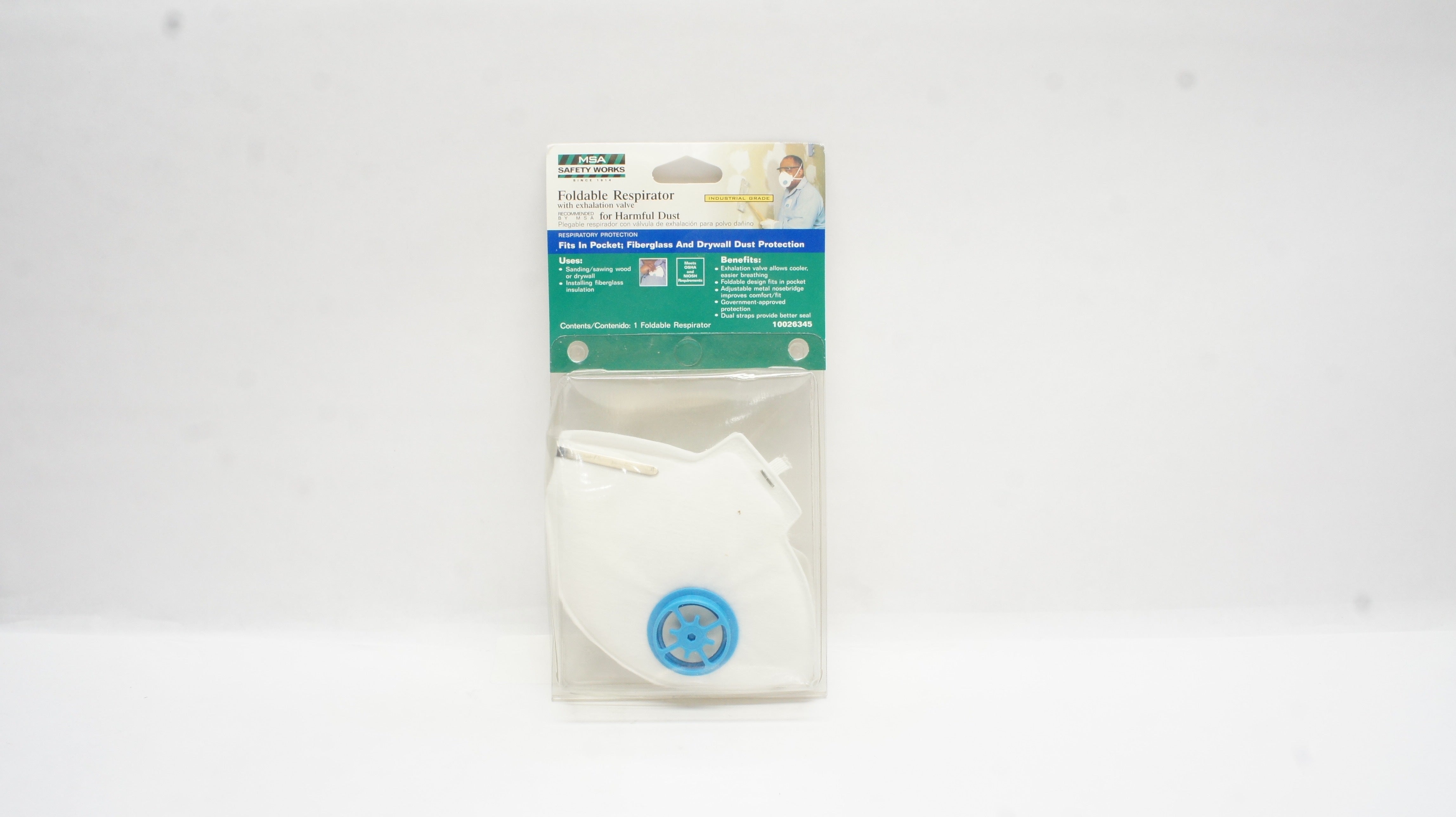MSA 10026345 Foldable Respirator W/ Exhalation Valve