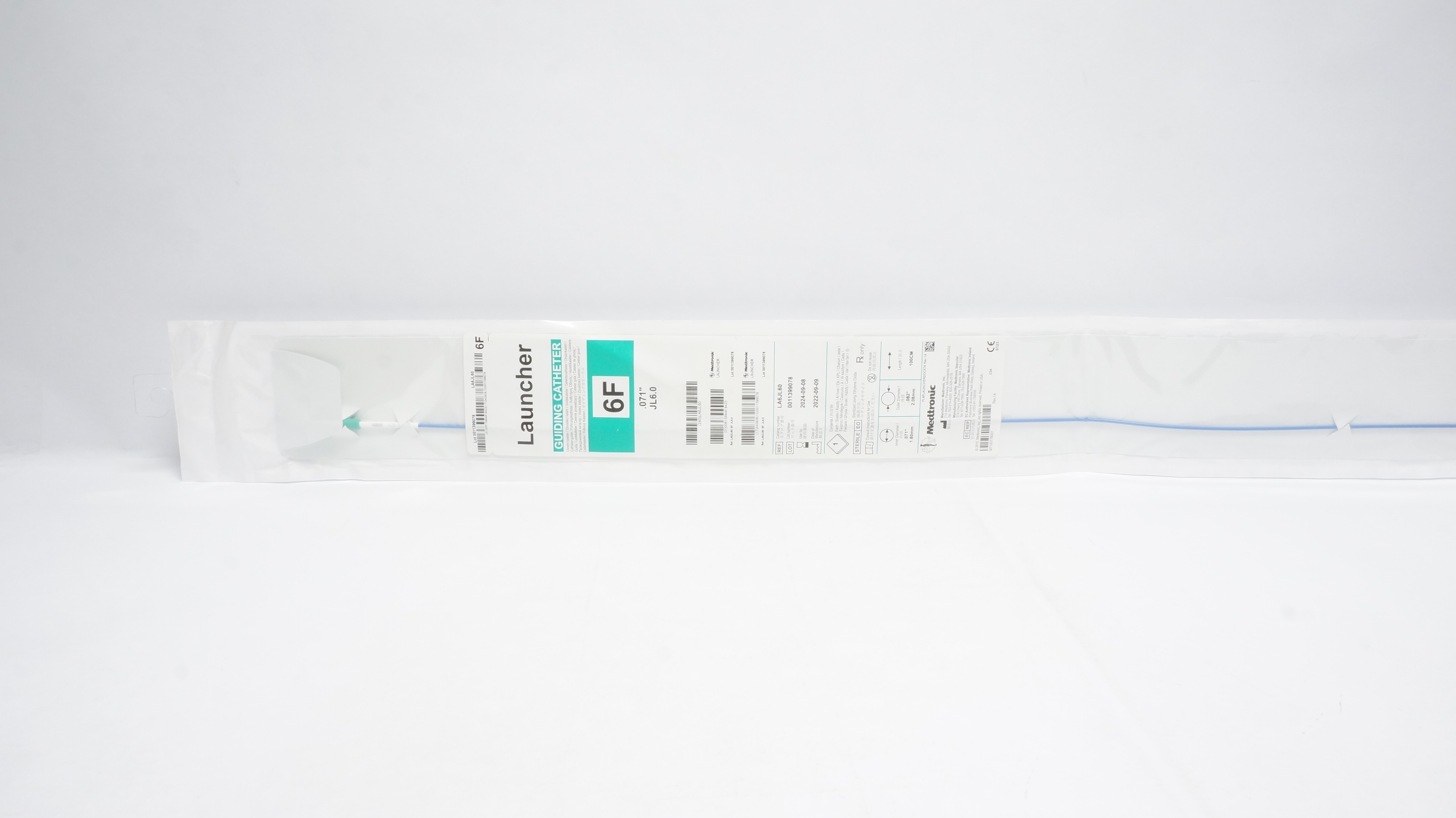 Medtronic LA6JL60 Launcher 6F Guiding Cath. .071In x JL6.0 (x)