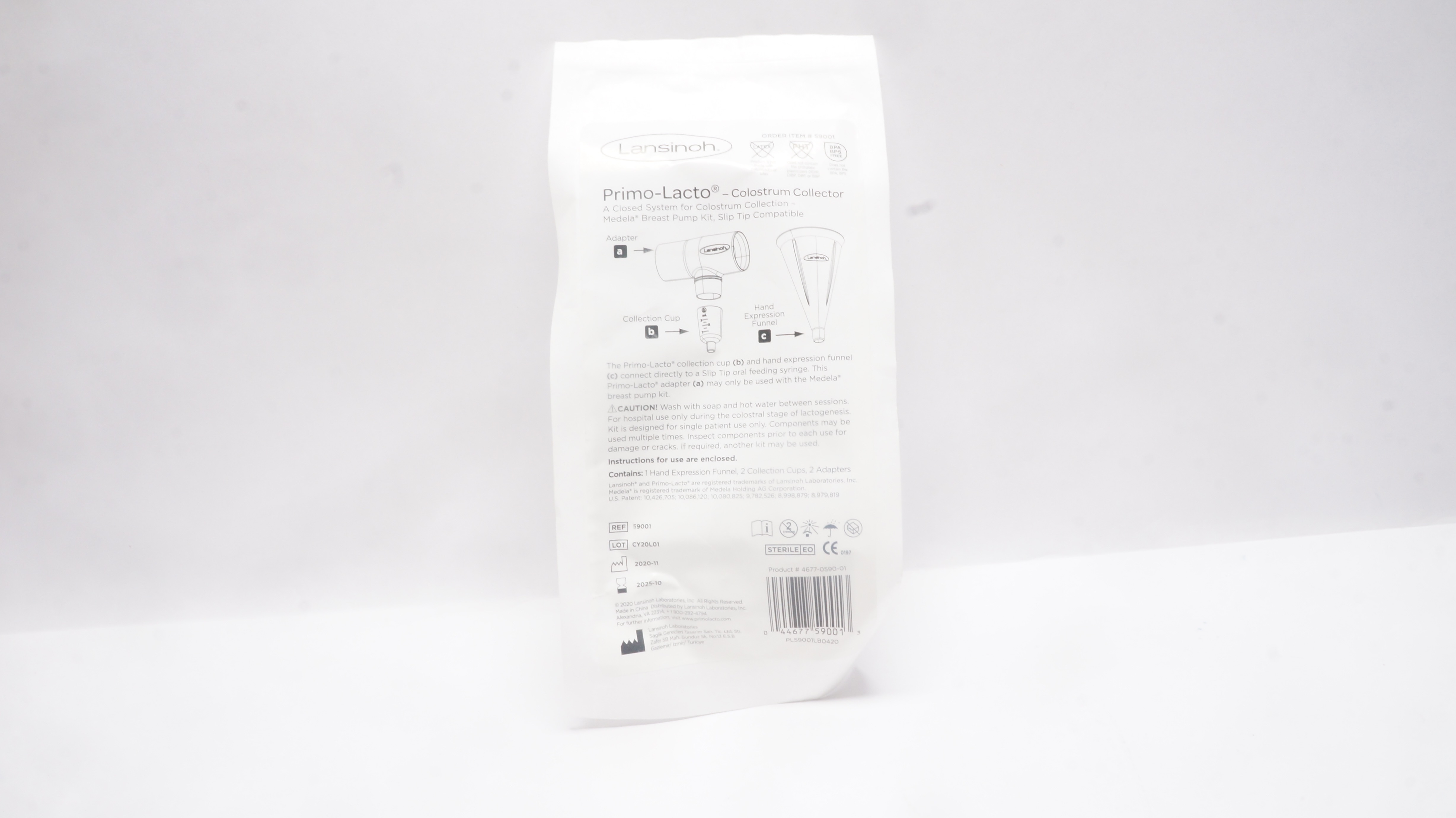 Lansinoh Laboratories 59001 Primo-Lacto- Colostrum Collector