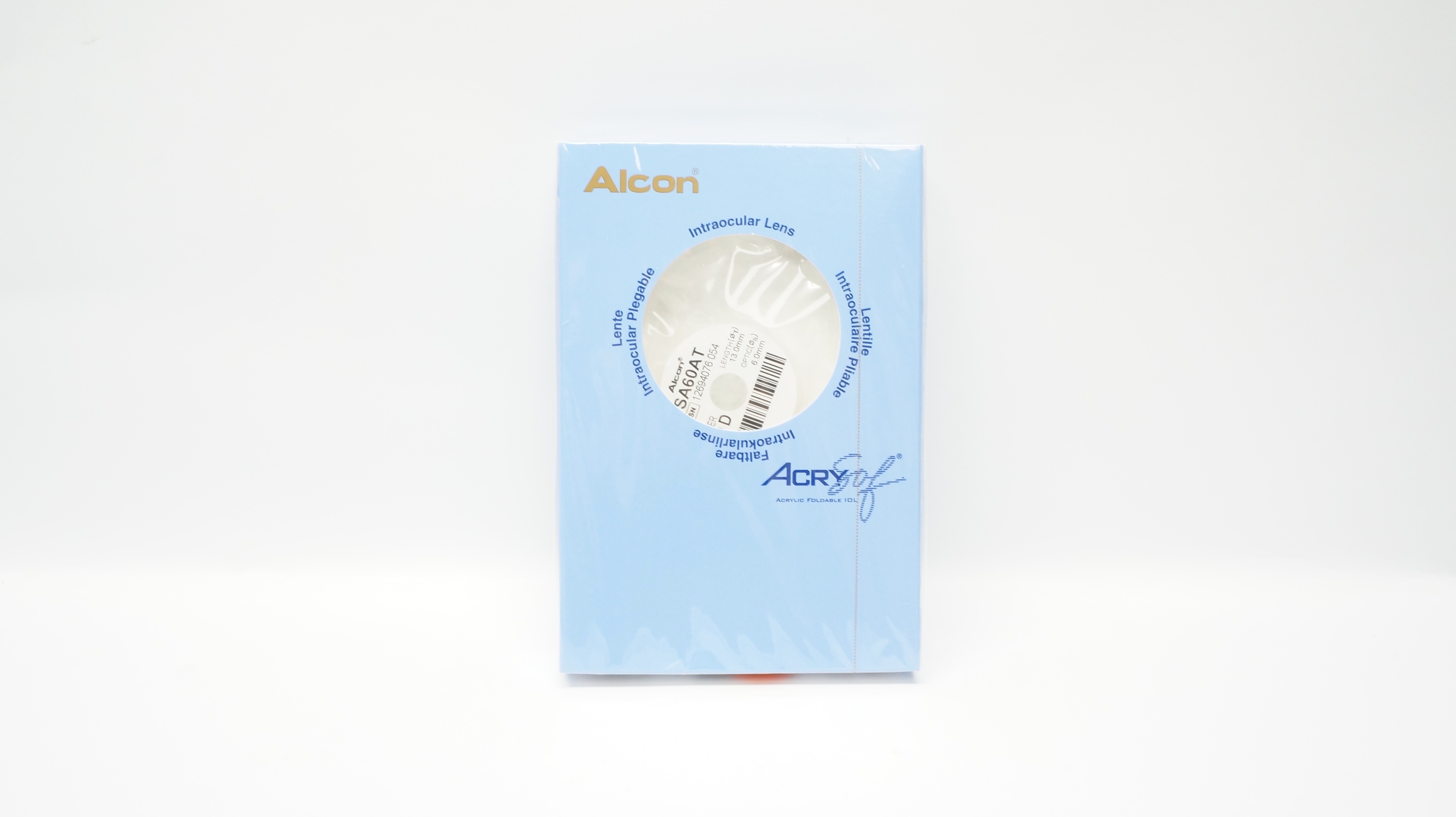 Alcon SA60AT AcrySof Acrylic Foldable IOL 6.0D Length 13.0mm Optic 6.0mm (x)