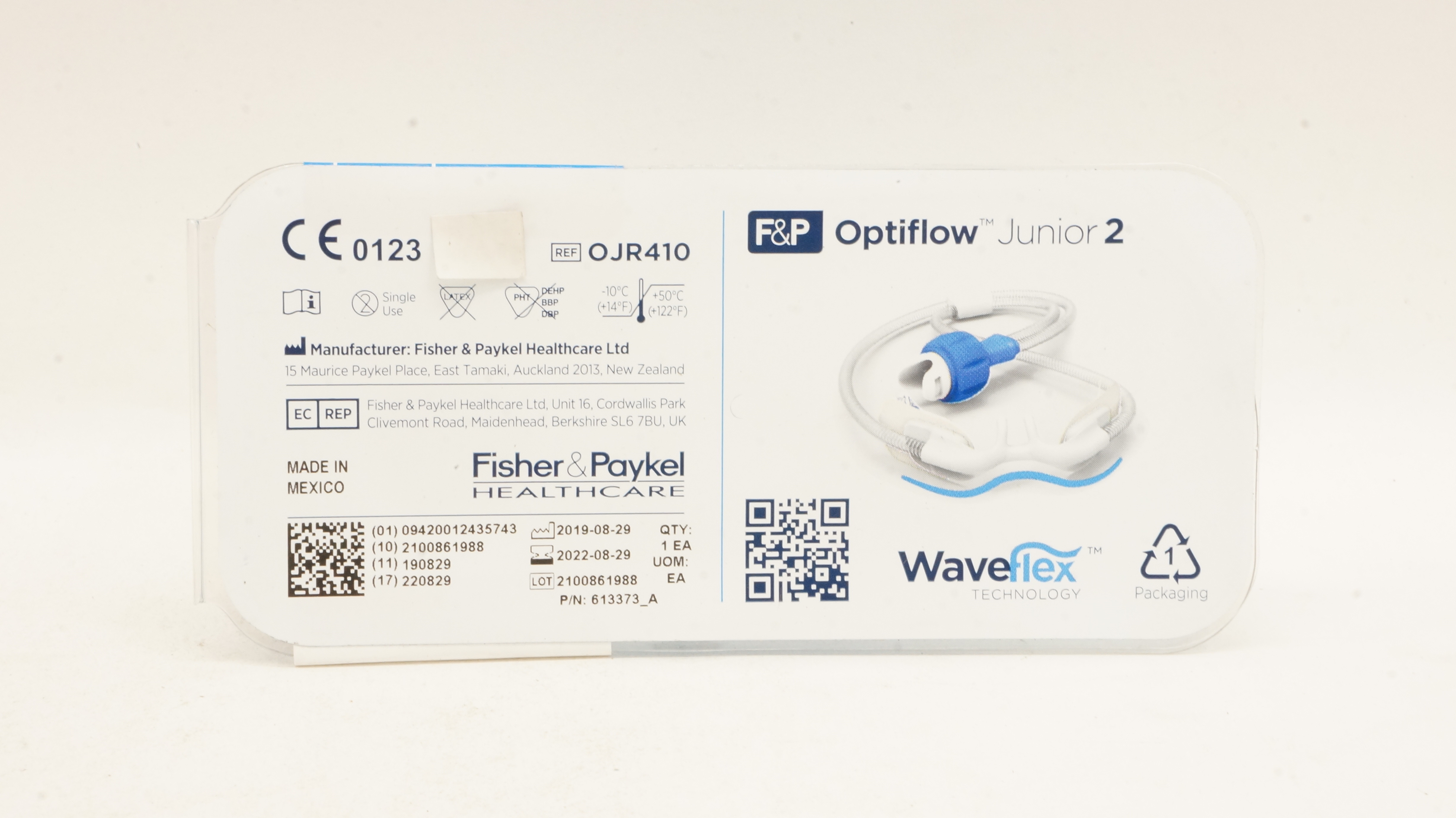 Fisher&Paykel OJR410 Optiflow Junior 2 Nasal Cannula XS