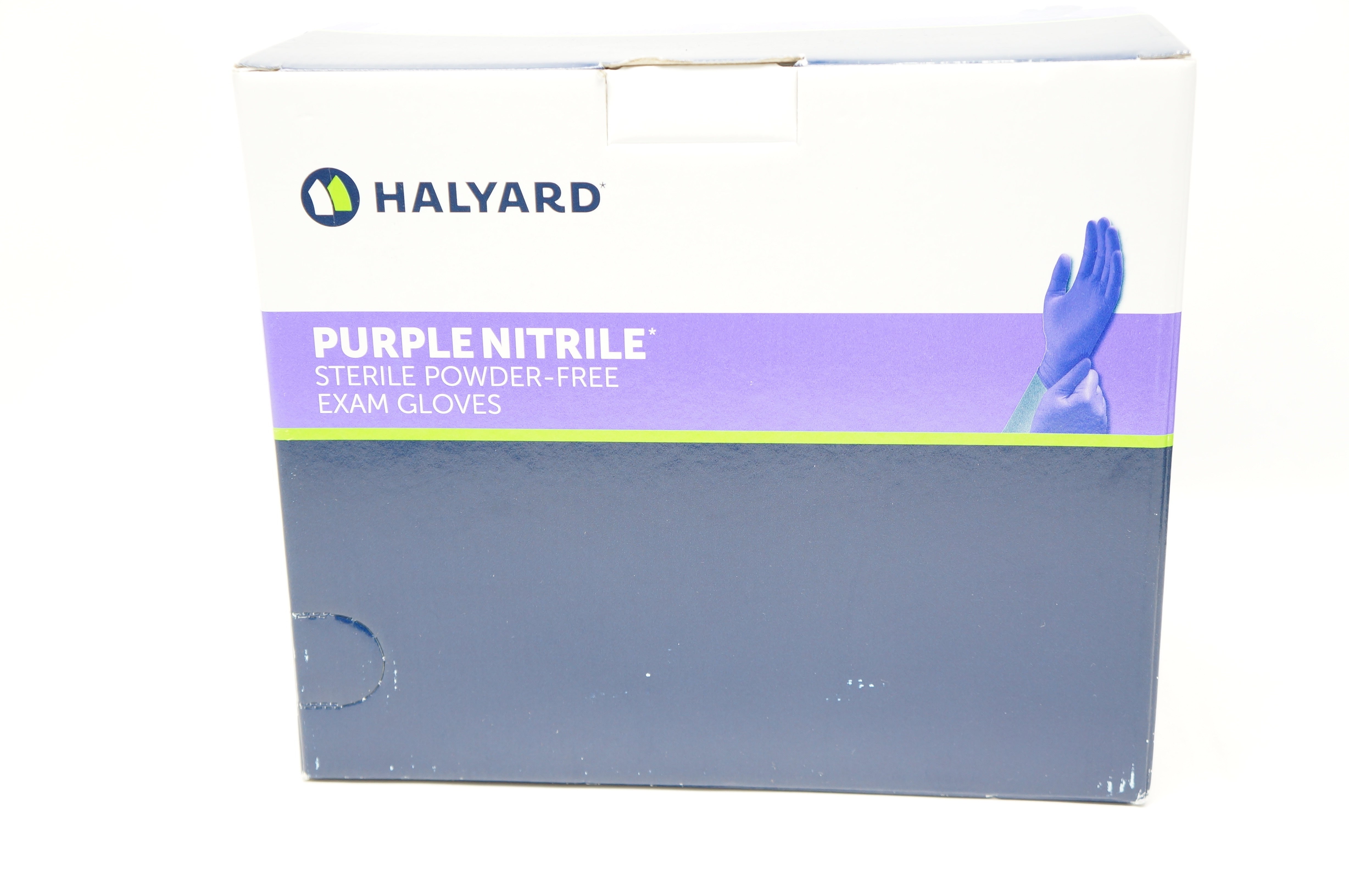 Halyard 55091 Purple Nitrile Sterile Powder-free Exam Gloves  50 Pairs (x)