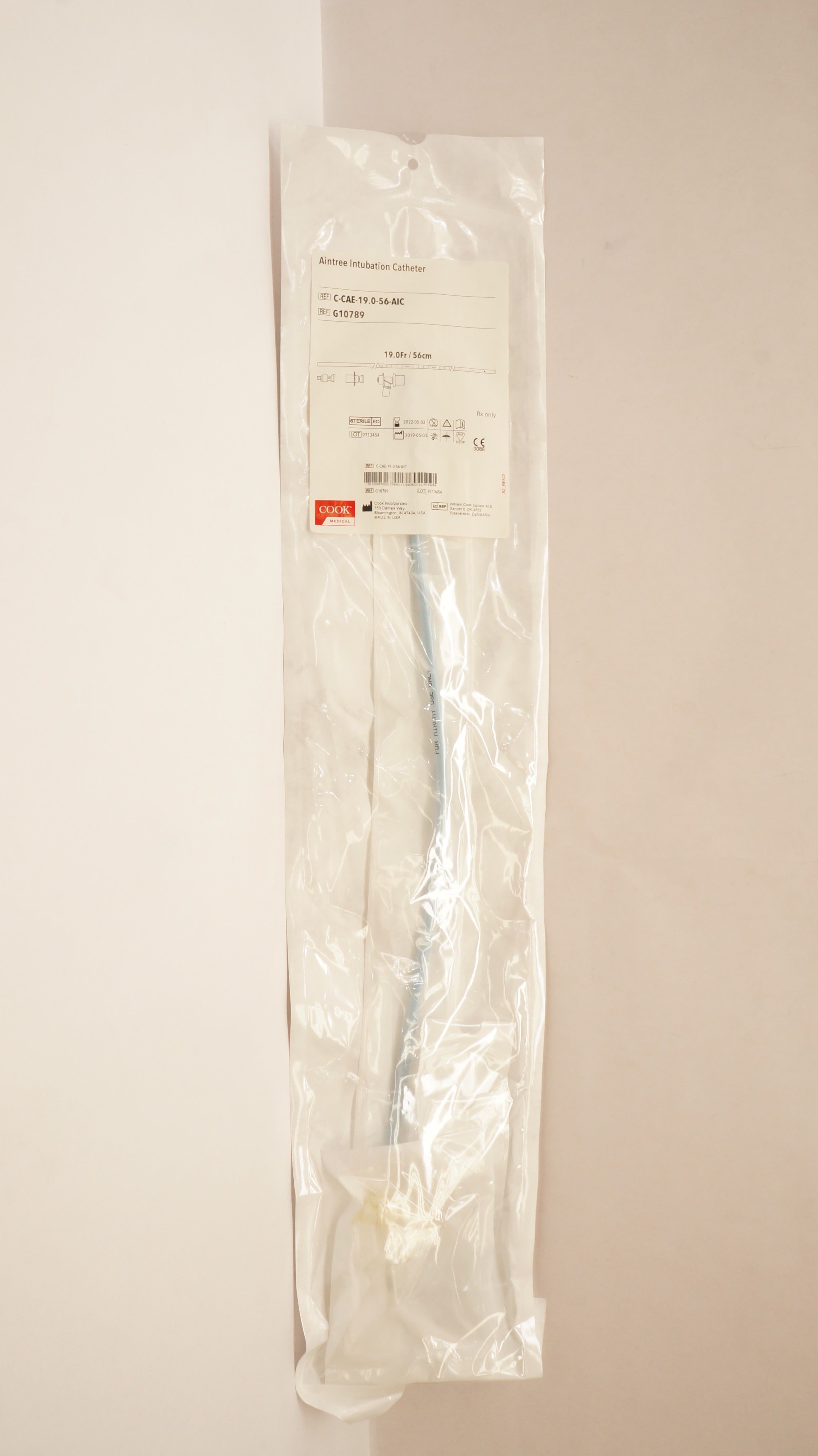 Cook Medical G10789 Aintree Intubation Cath. 19.0Fr/ 56cm (x)