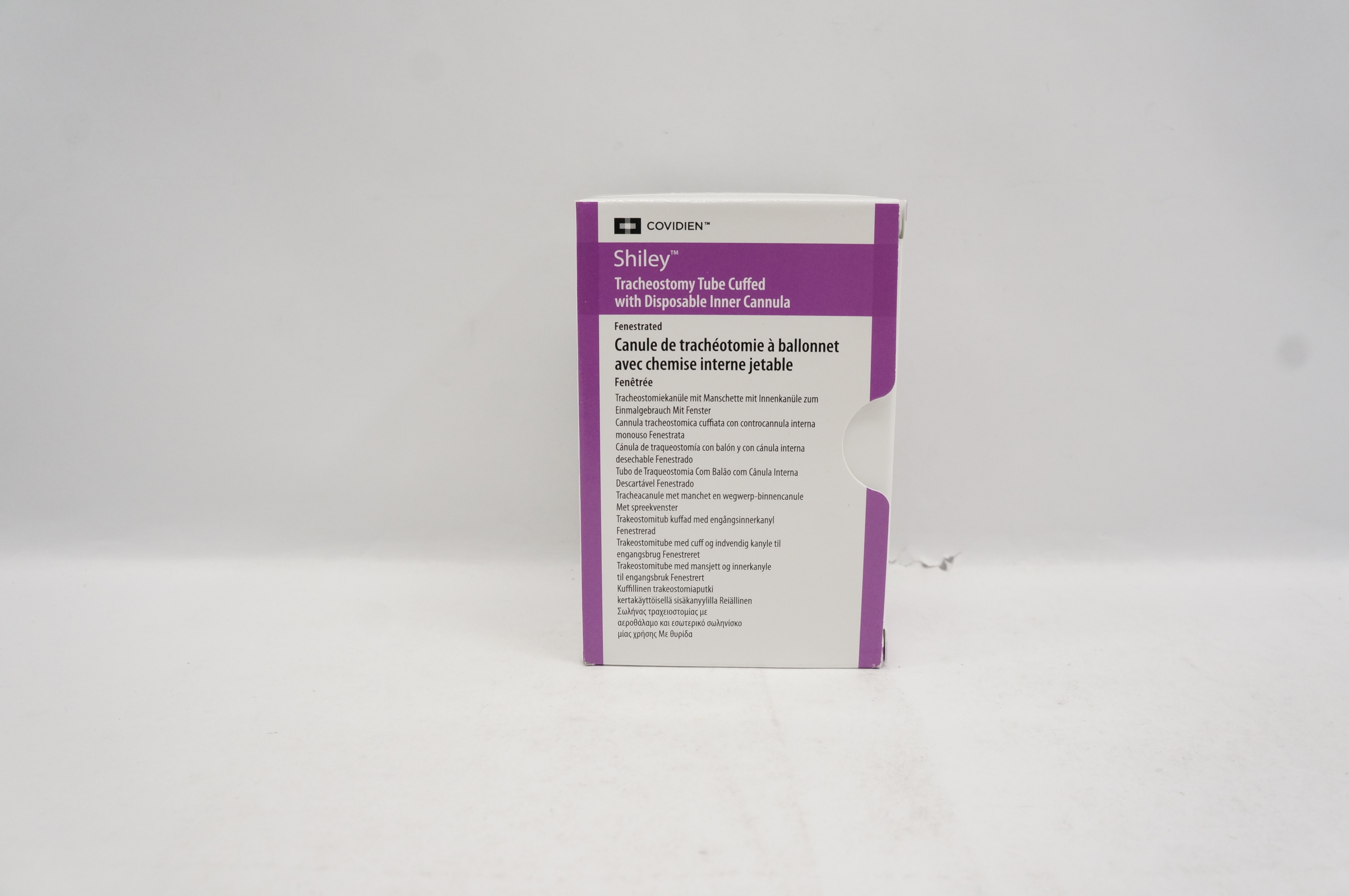 Covidien 6DFEN Shiley Tracheostomy Tube Cuffed 6.4 ID x 10.8 OD x 24.0 x 74mm