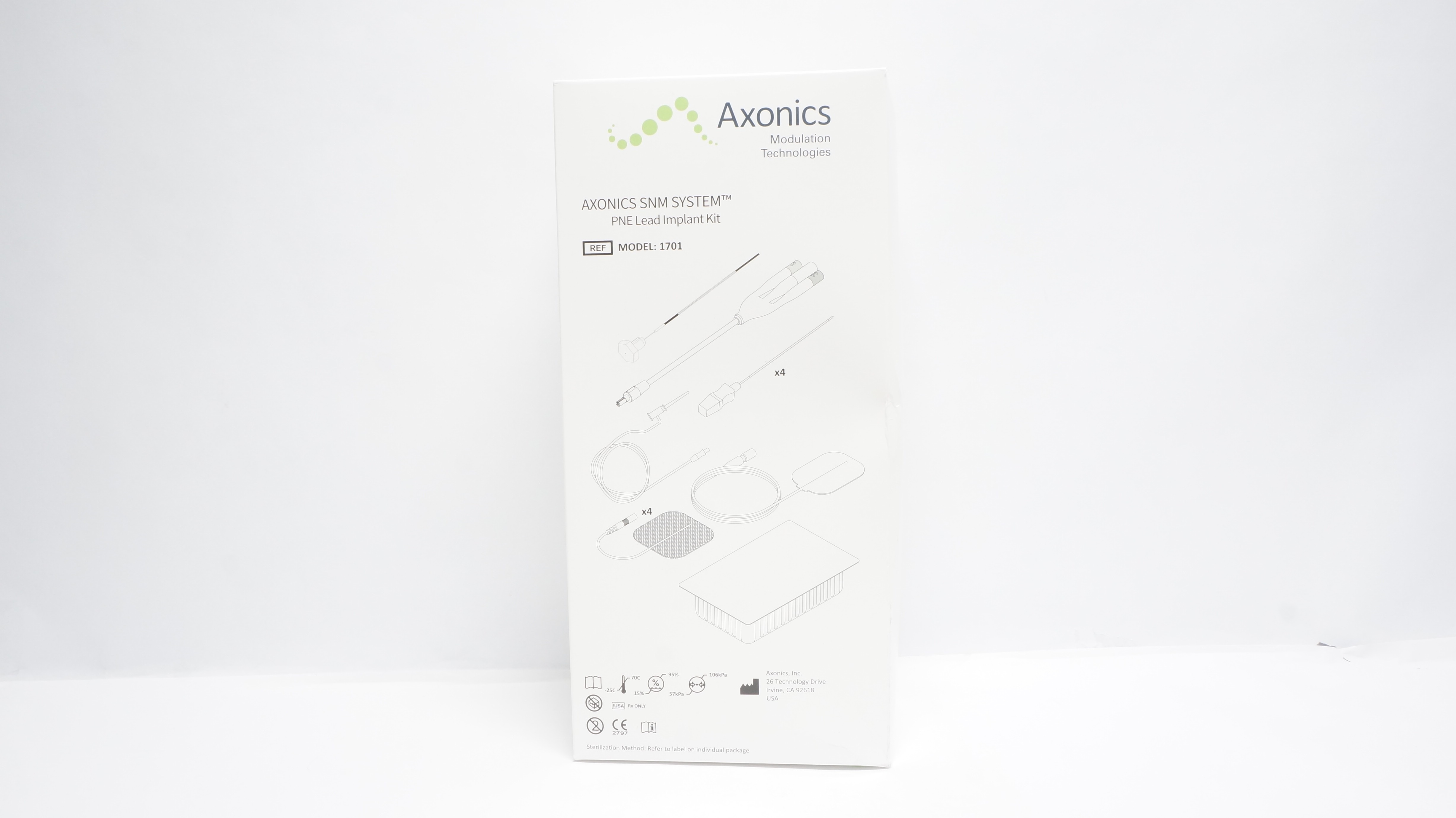 Axonics 1701 Modulation Technologies SNM System PNE Lead Implant Kit