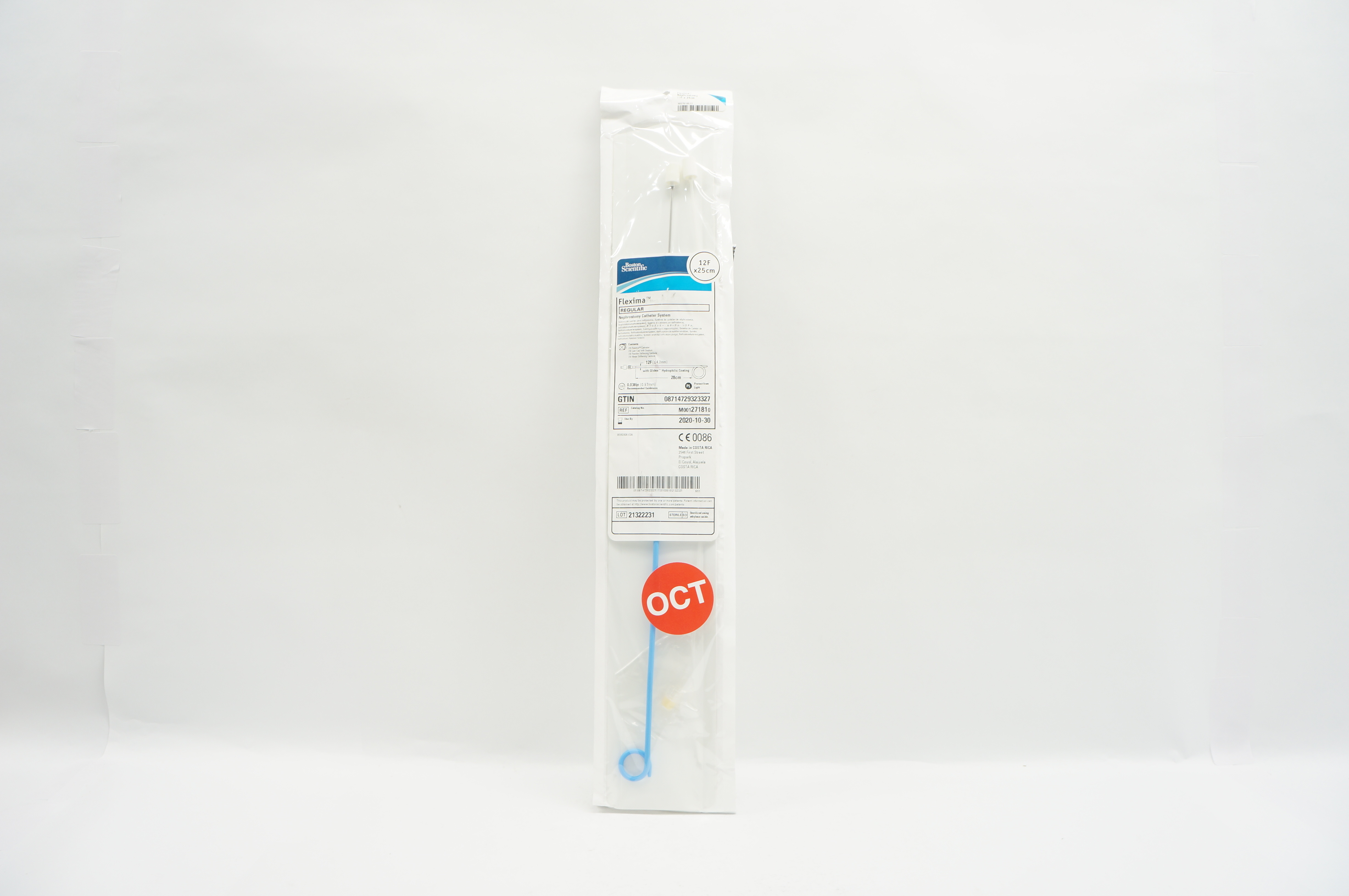 Boston Scientific 27181 Flexima Regular Nephrostomy Catheter System 12Fx 25cm(x)