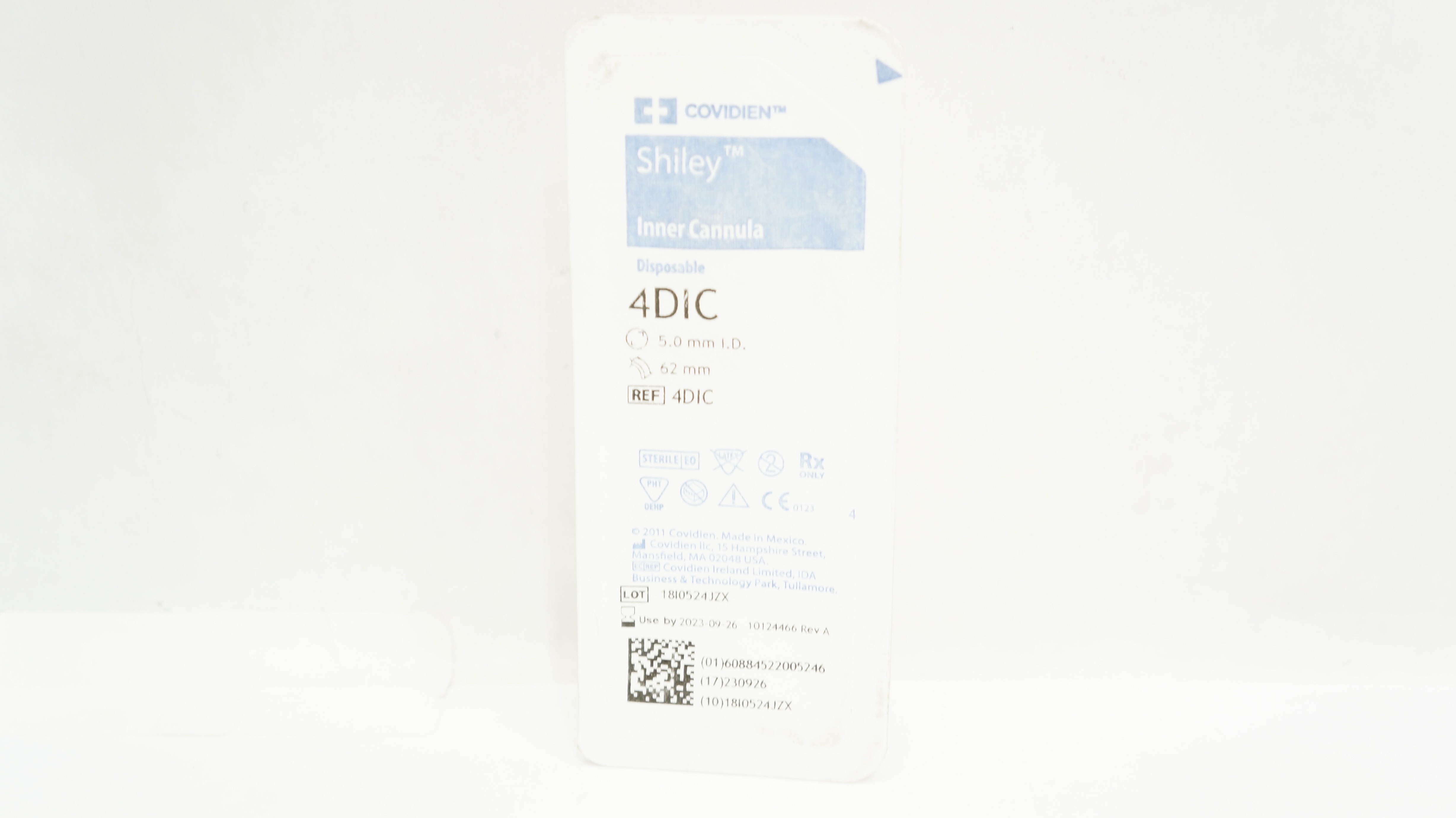 Covidien 4DIC Shiley Disposable Inner Cannula 5.0mm I.D. x 62 mm (x)