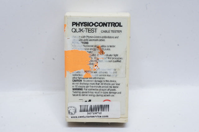 Centurion Physio-Control Quik-Test Cable Tester