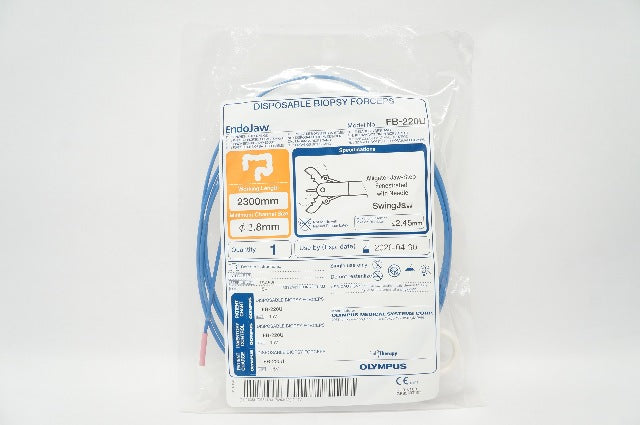 Olympus FB-220U Endo Jaw Biopsy Forceps Alligator 2.8mm x 230cm