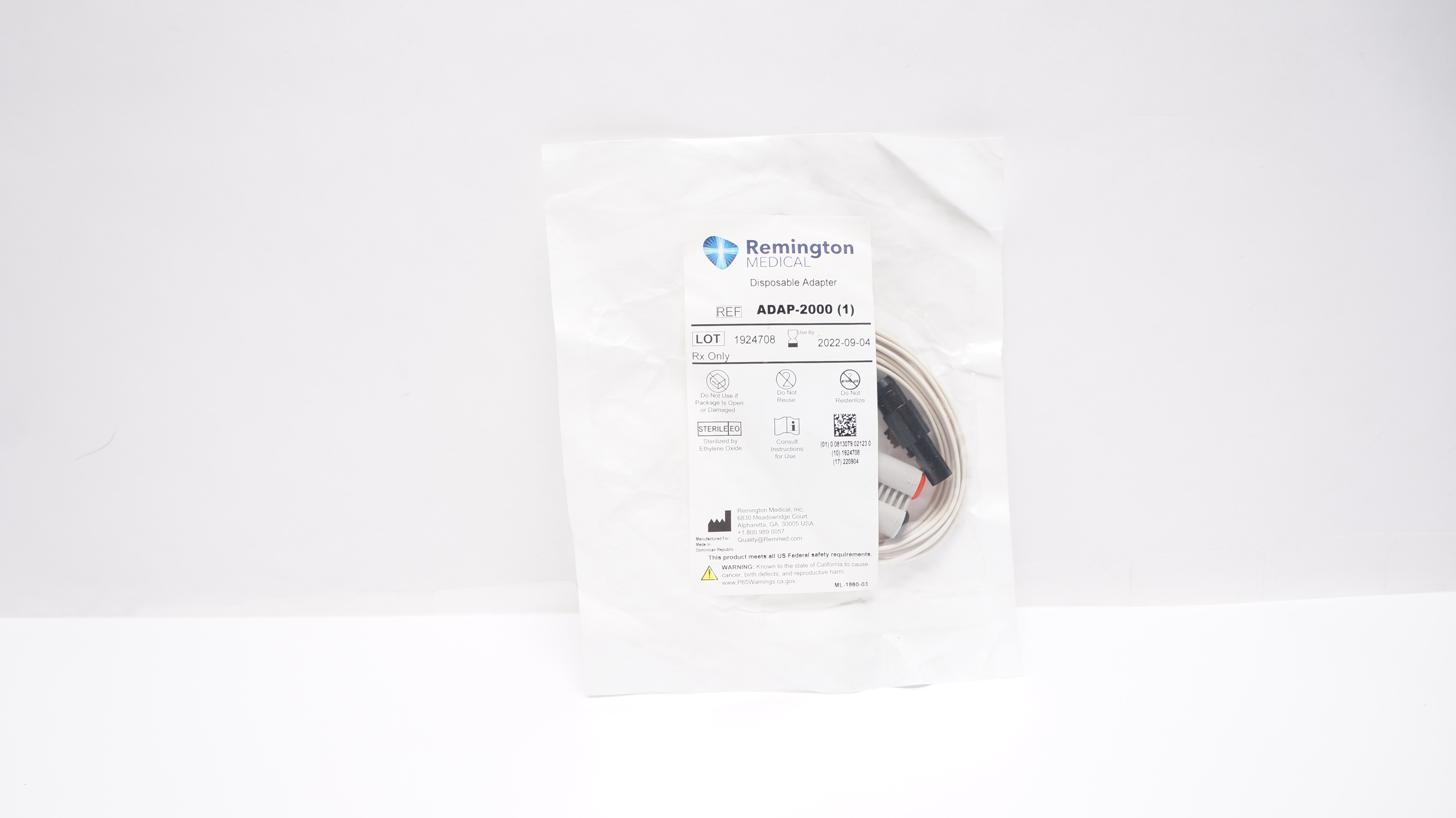 Remington Medical ADAP-2000 Disposable Adapter (x)