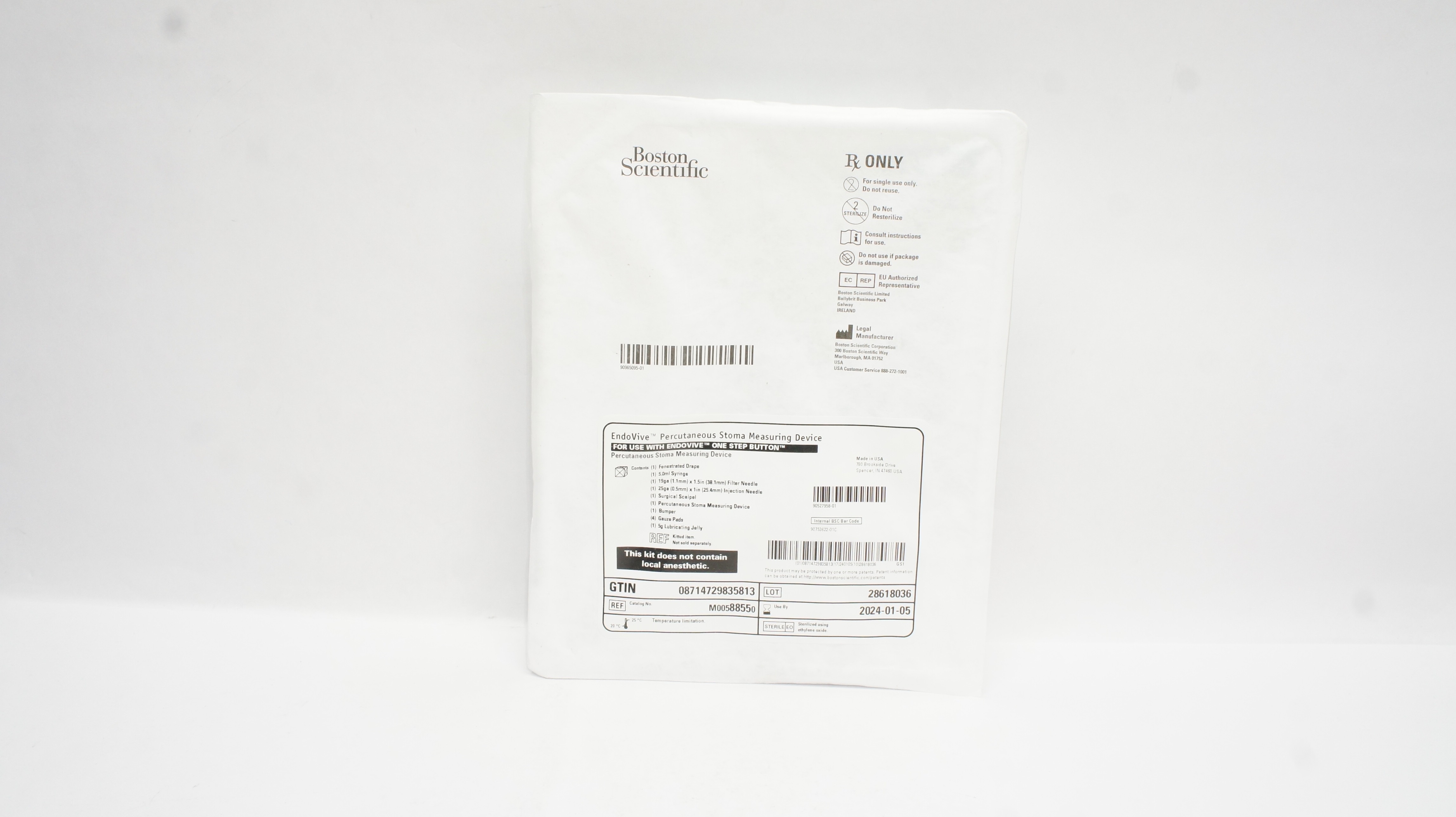 Boston Scientific M00588550 EndoVive Percutaneous Stoma Measuring Device (x)