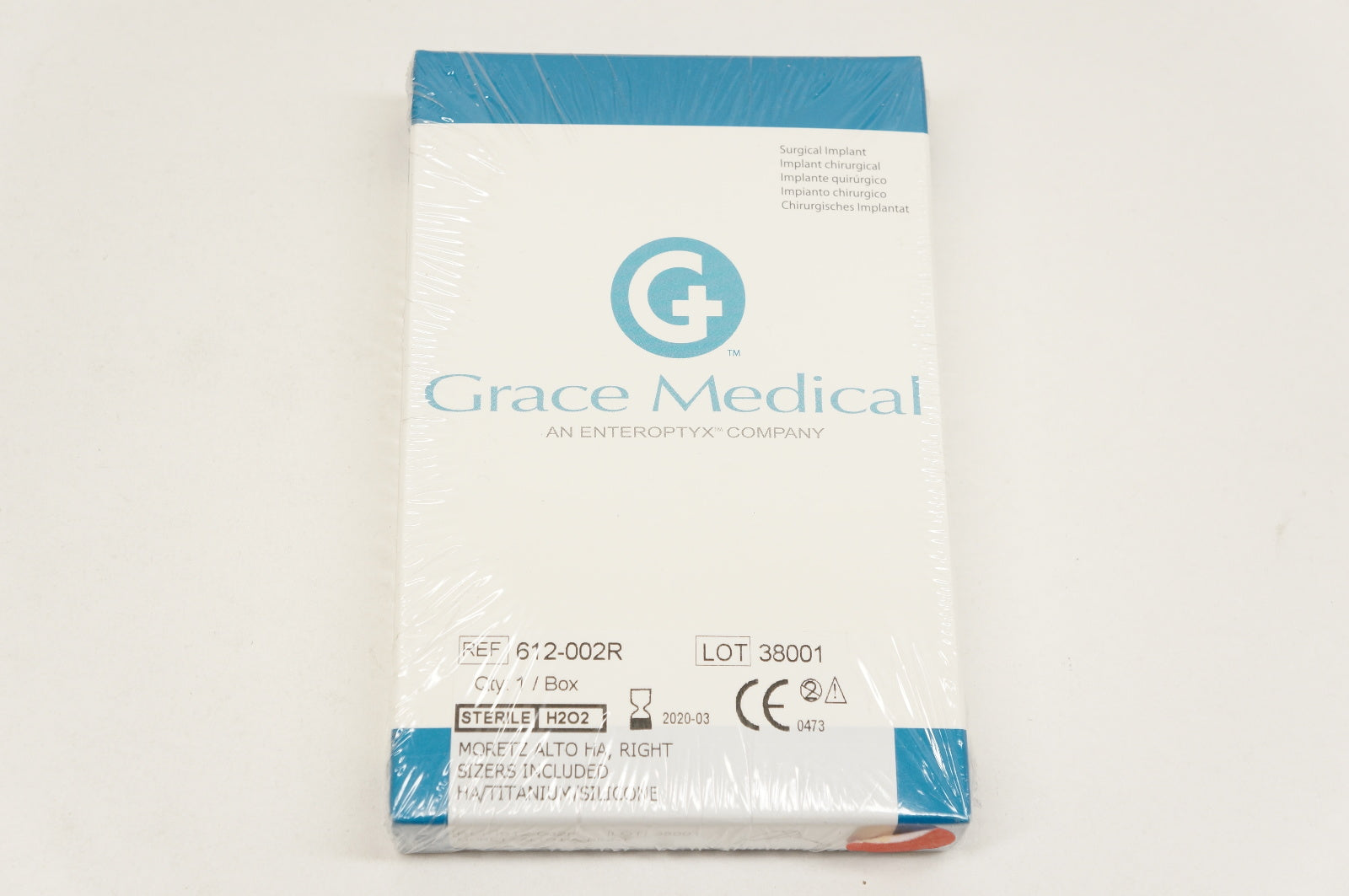 Grace Medical 612-002R ALTO Partial and Total Prostheses, 6XX (x)