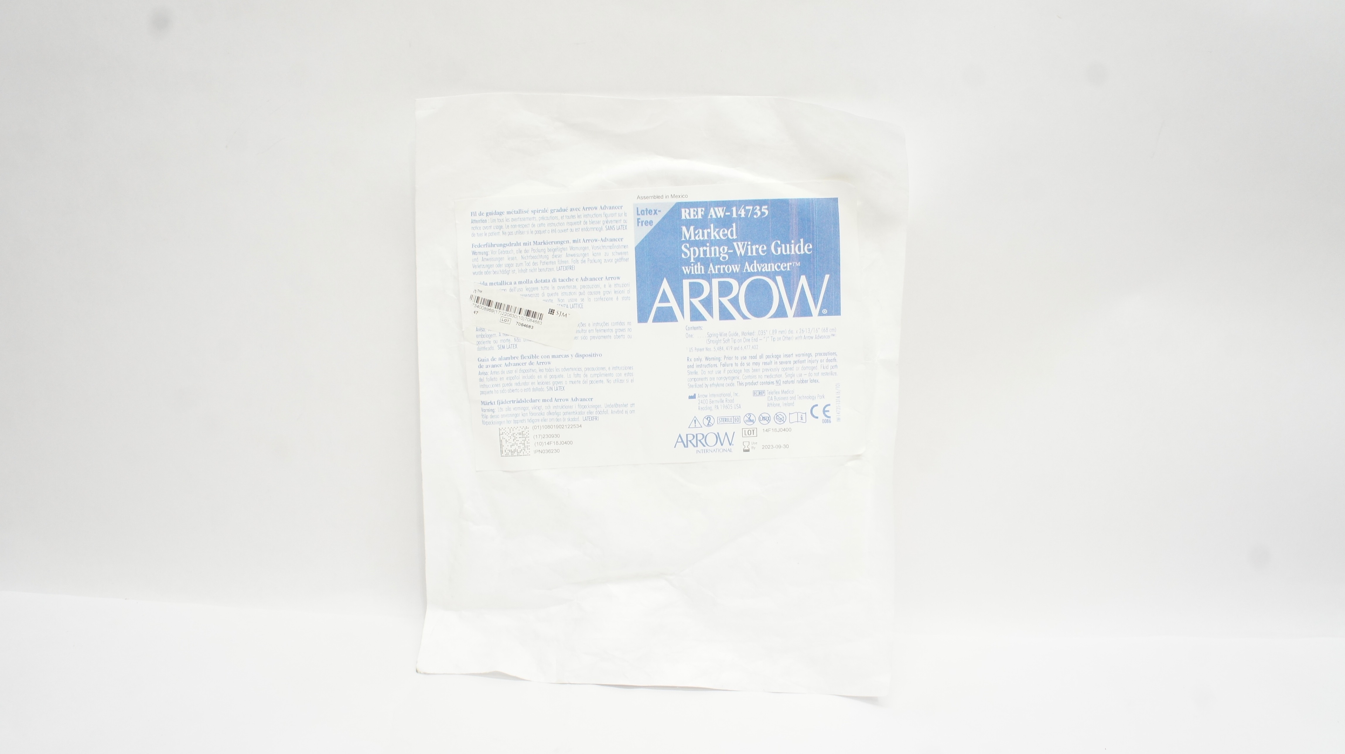 Arrow AW-14735 Marked Spring-Wire Guide W/Advancer 0.035 x 26-13/16inch (x)