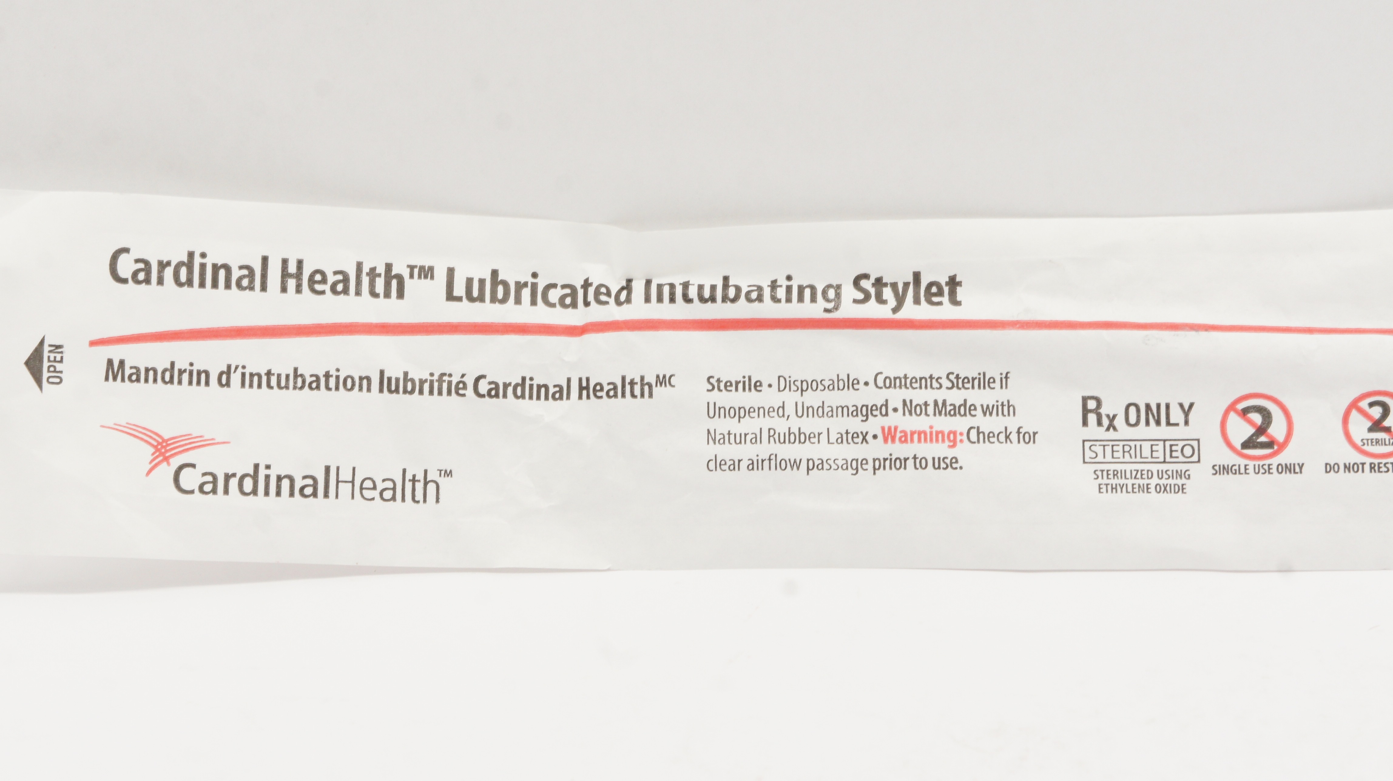 Cardinal Health IS14L Lubricated Intubating Stylet 14 Fr