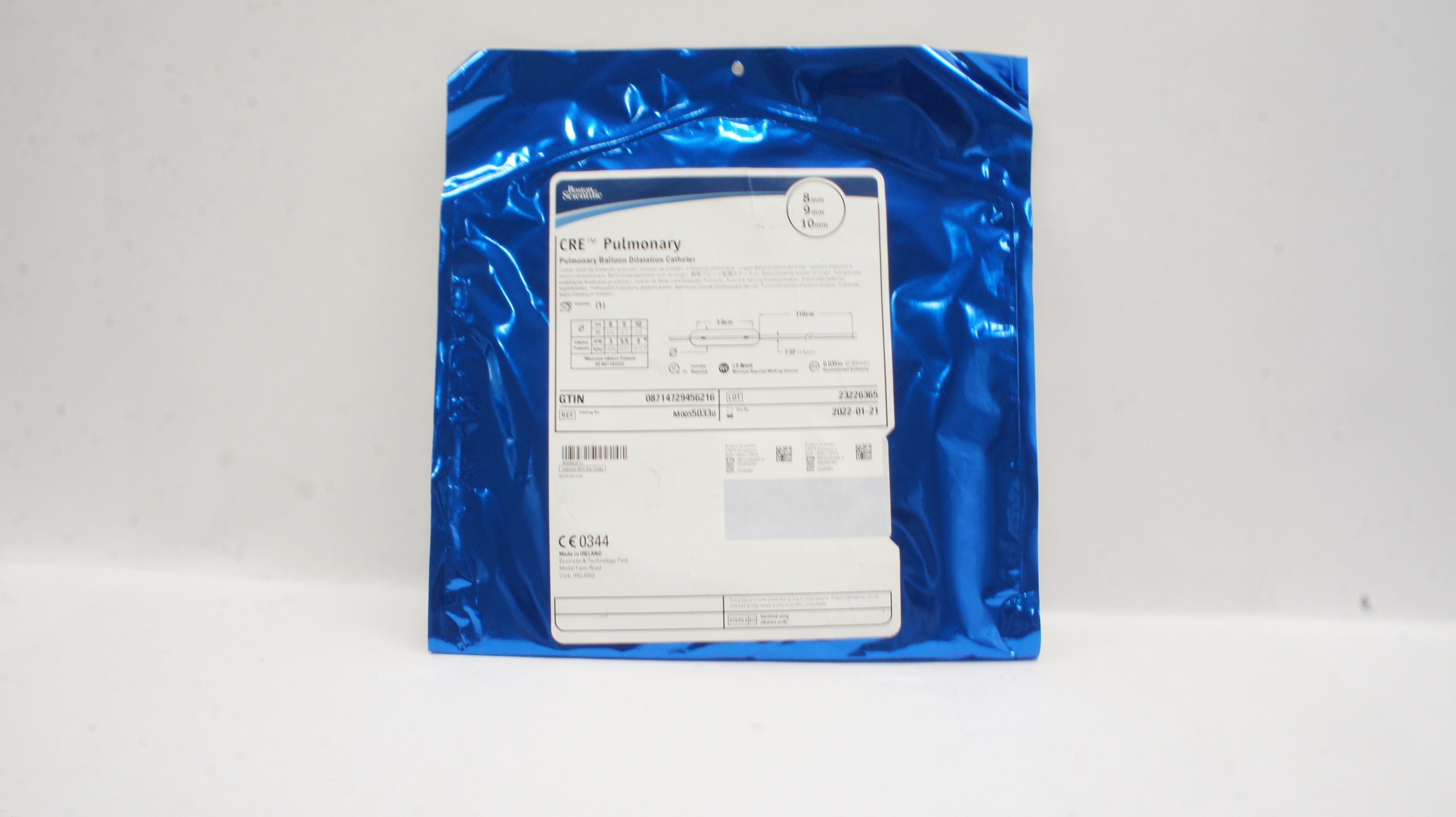 Boston Scientific 5033 CRE Pulmonary Balloon Dilatation Cath.8 x 9 x 10mm (x)
