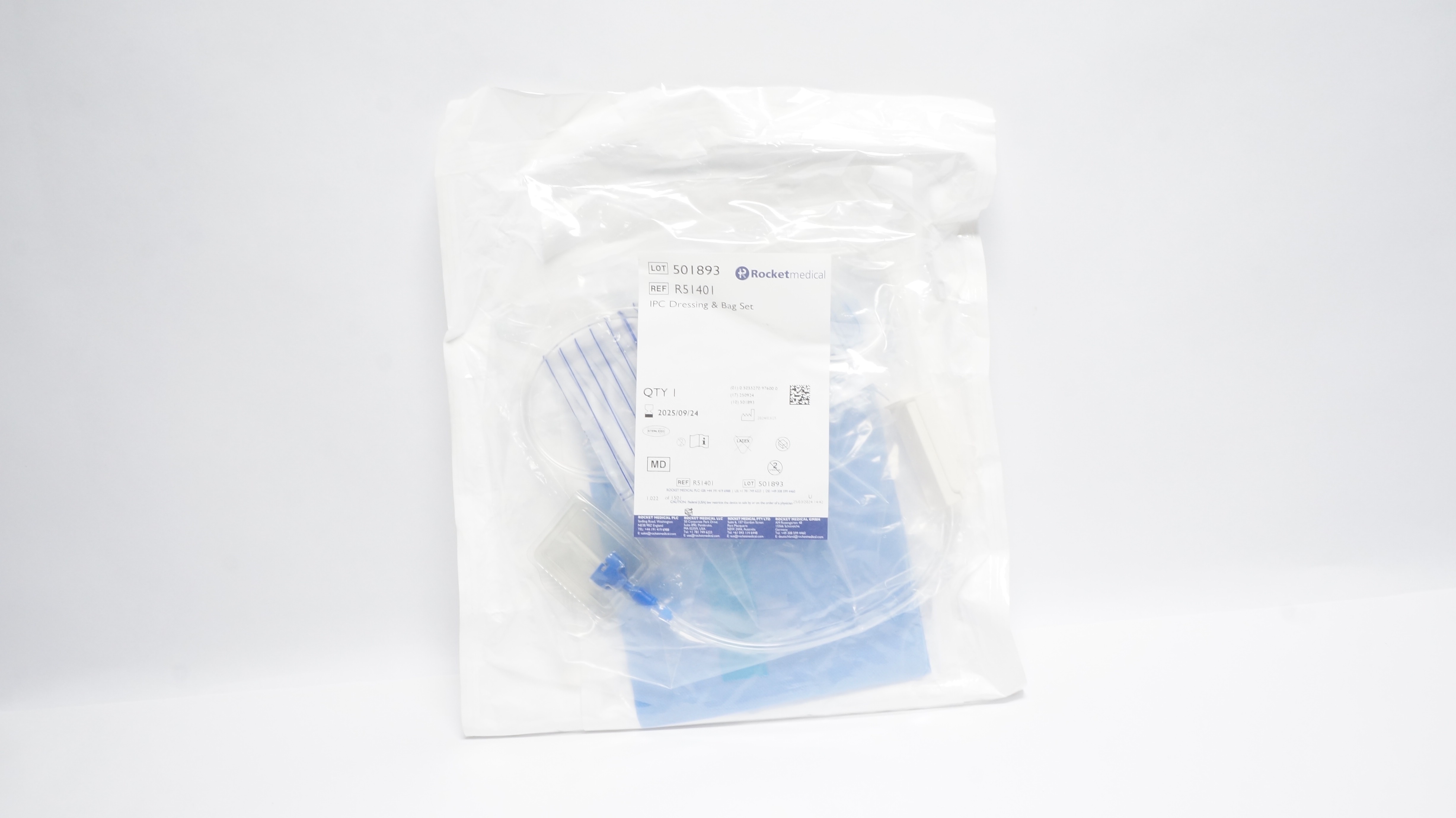 Rocket Medical R51401 IPC Dressing & Bag Set (x)