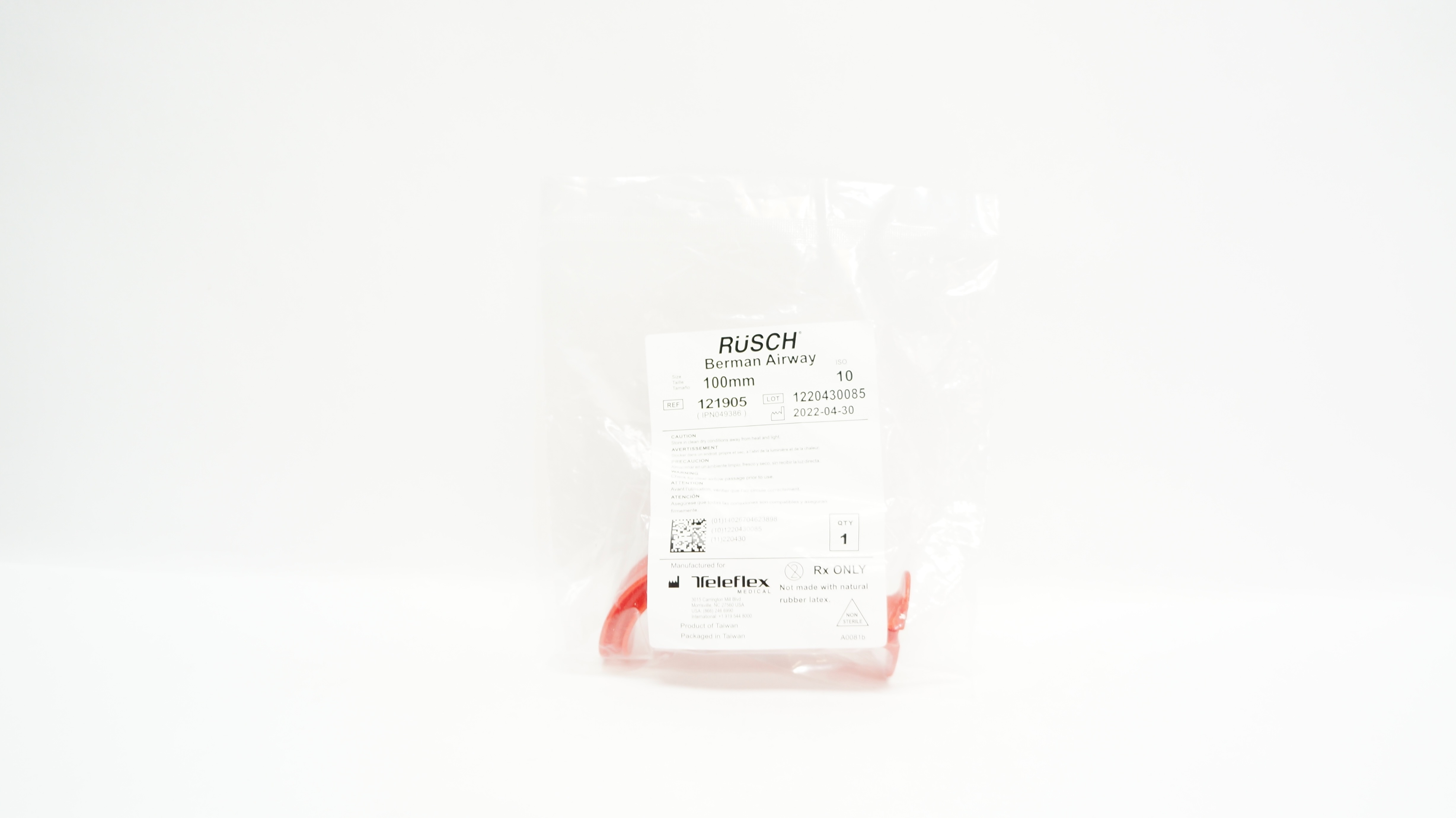 Teleflex 121905 Rusch Berman Airway 100mm
