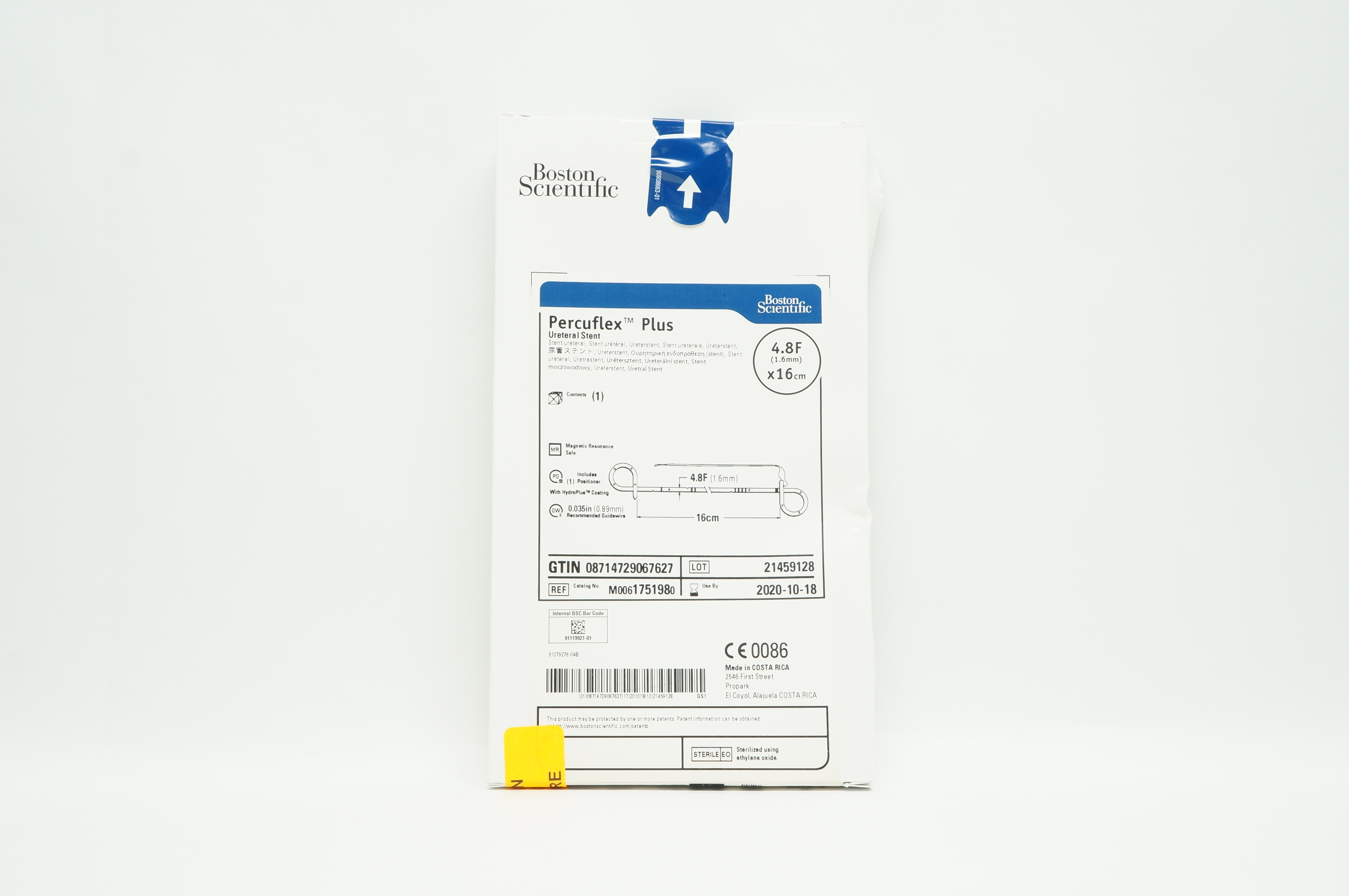 Boston Scientific 175198 Percuflex Plus Ureteral Stnt 4.8F. x 16cm (x)