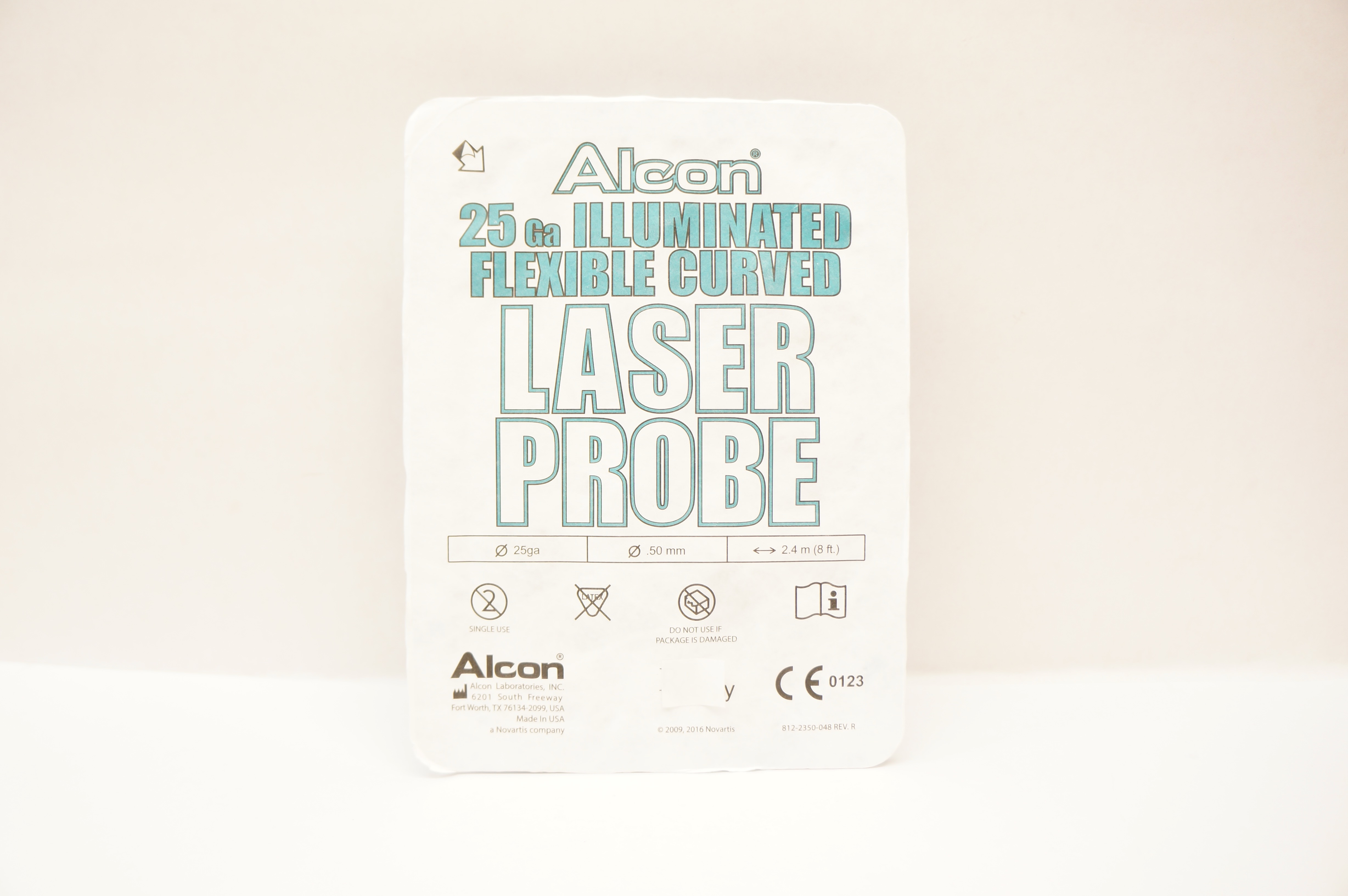 Alcon 8065751593 25Ga Illuminated Flexible Curved Laser Probe 25ga x50mmx8ft (x)