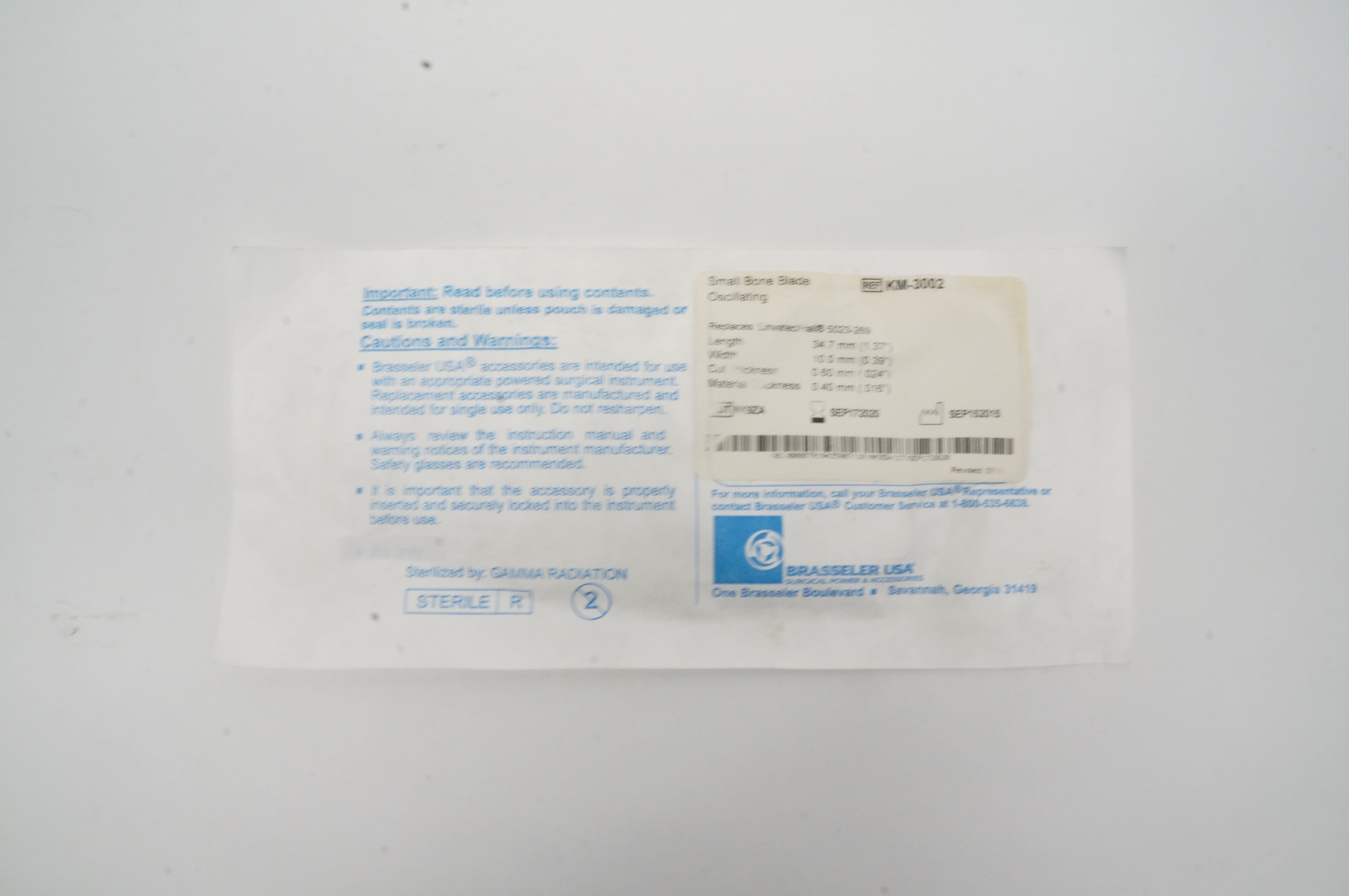 Brasseler KM-3002 Small Bone Blade Oscillating (x)