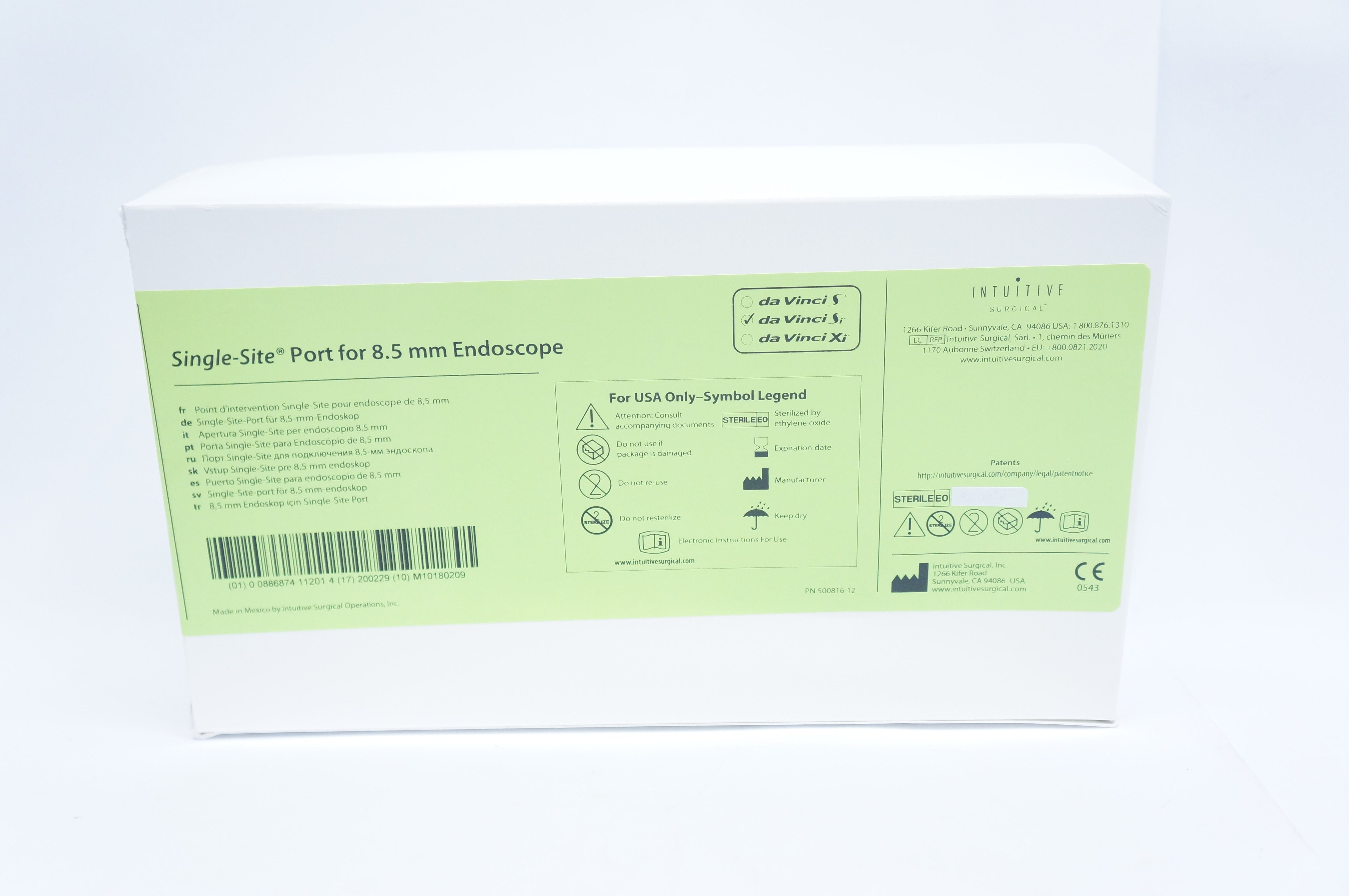 Intuitive 428065 Single Site Port for 8.5mm Endoscope da Vinci Si (x)