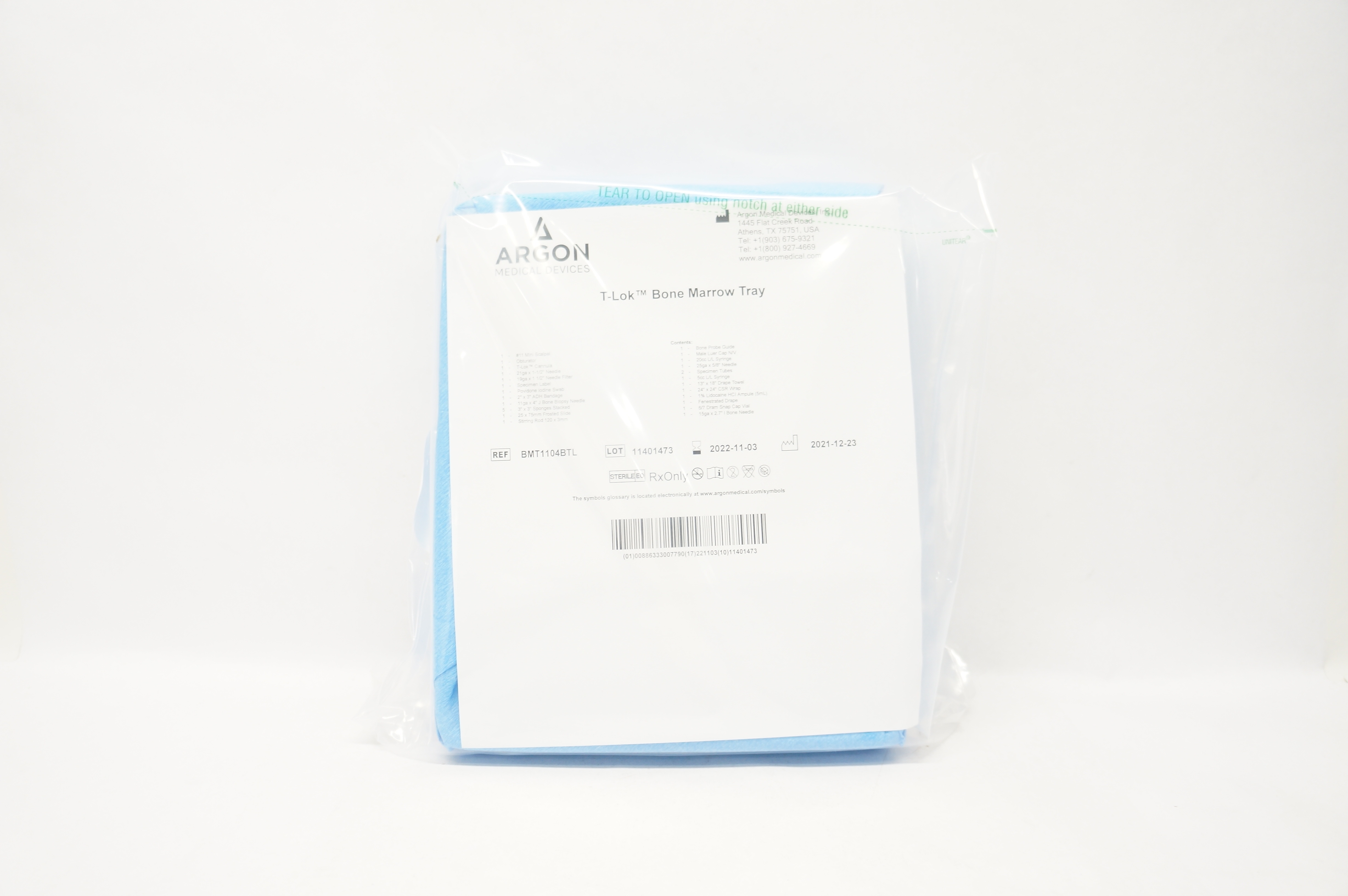 Argon BMT1104BTL T-Lok Bone Marrow Tray (x)