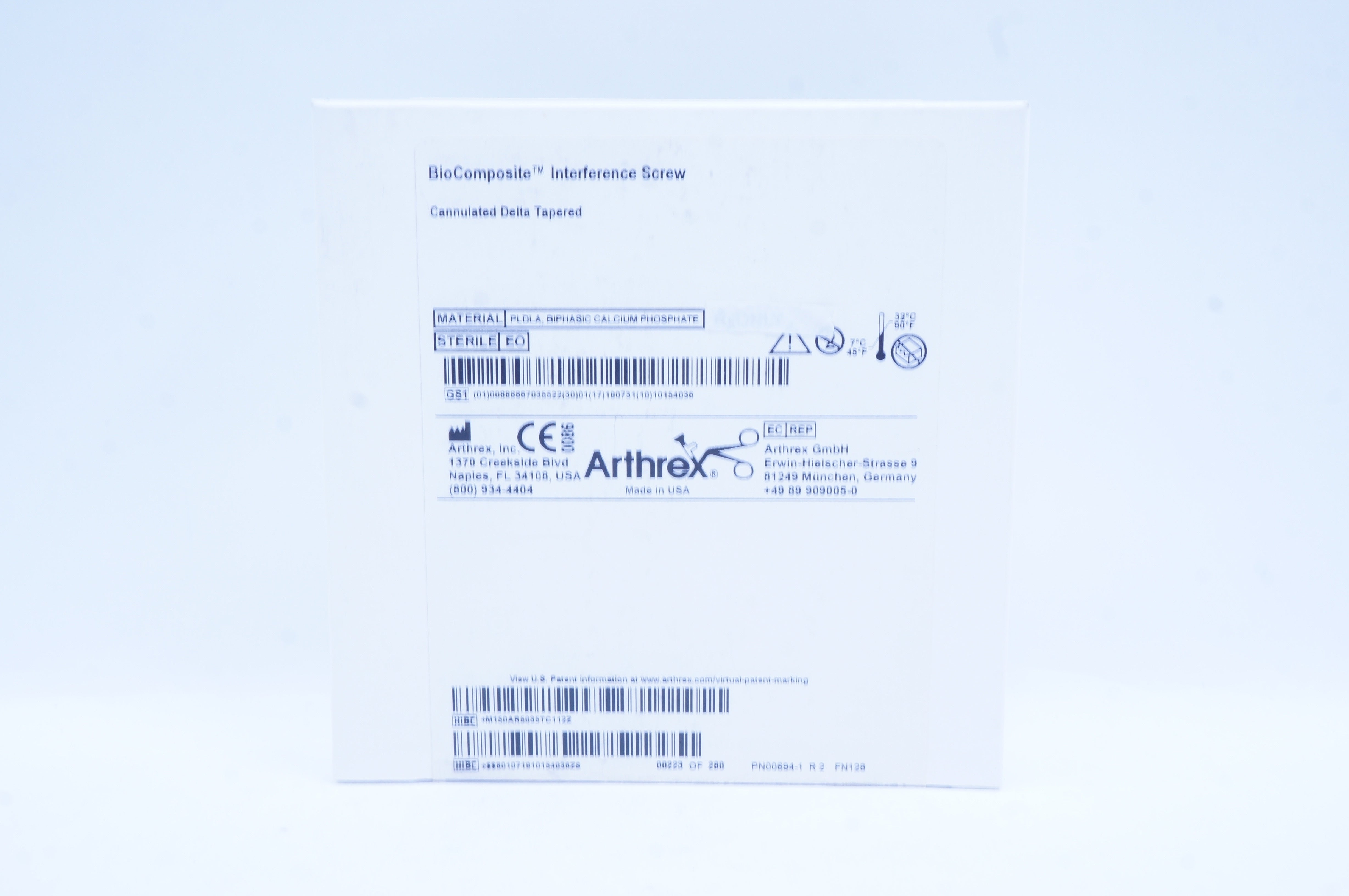 Arthrex AR-5035TC-11 BioComposite Interference Screw 11mm x 35mm (x)