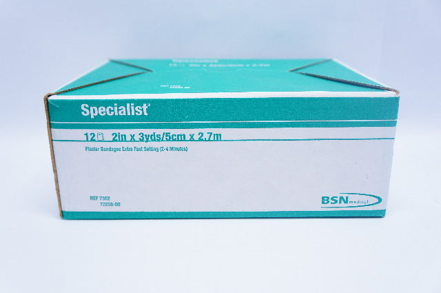 BSN Medical 7362 Specialist Plaster Bandages Extra Fast 2inch x 5yds - Box of 6