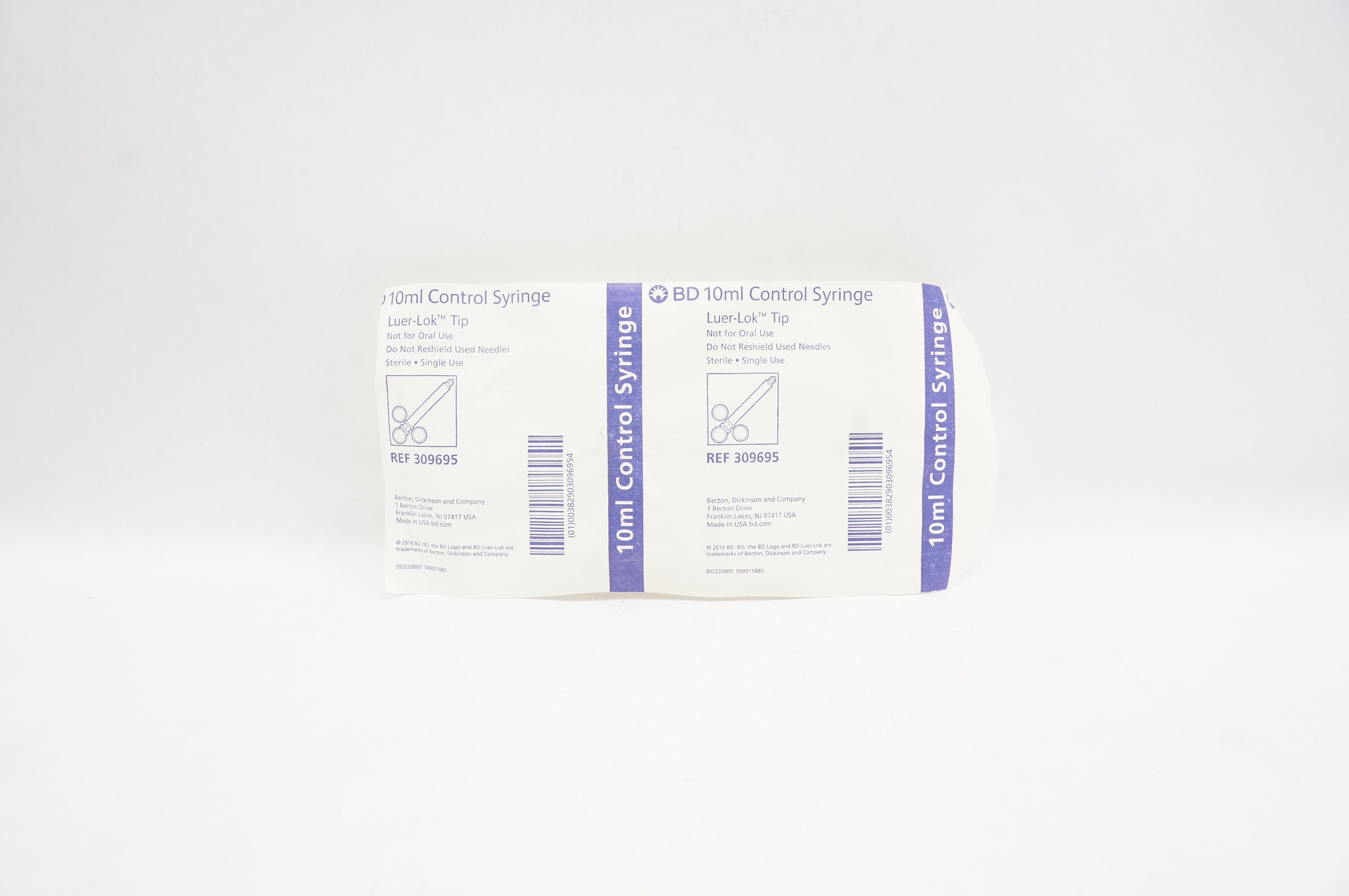 BD 309695 Luer-Lok Tip Control Syringe 10ml