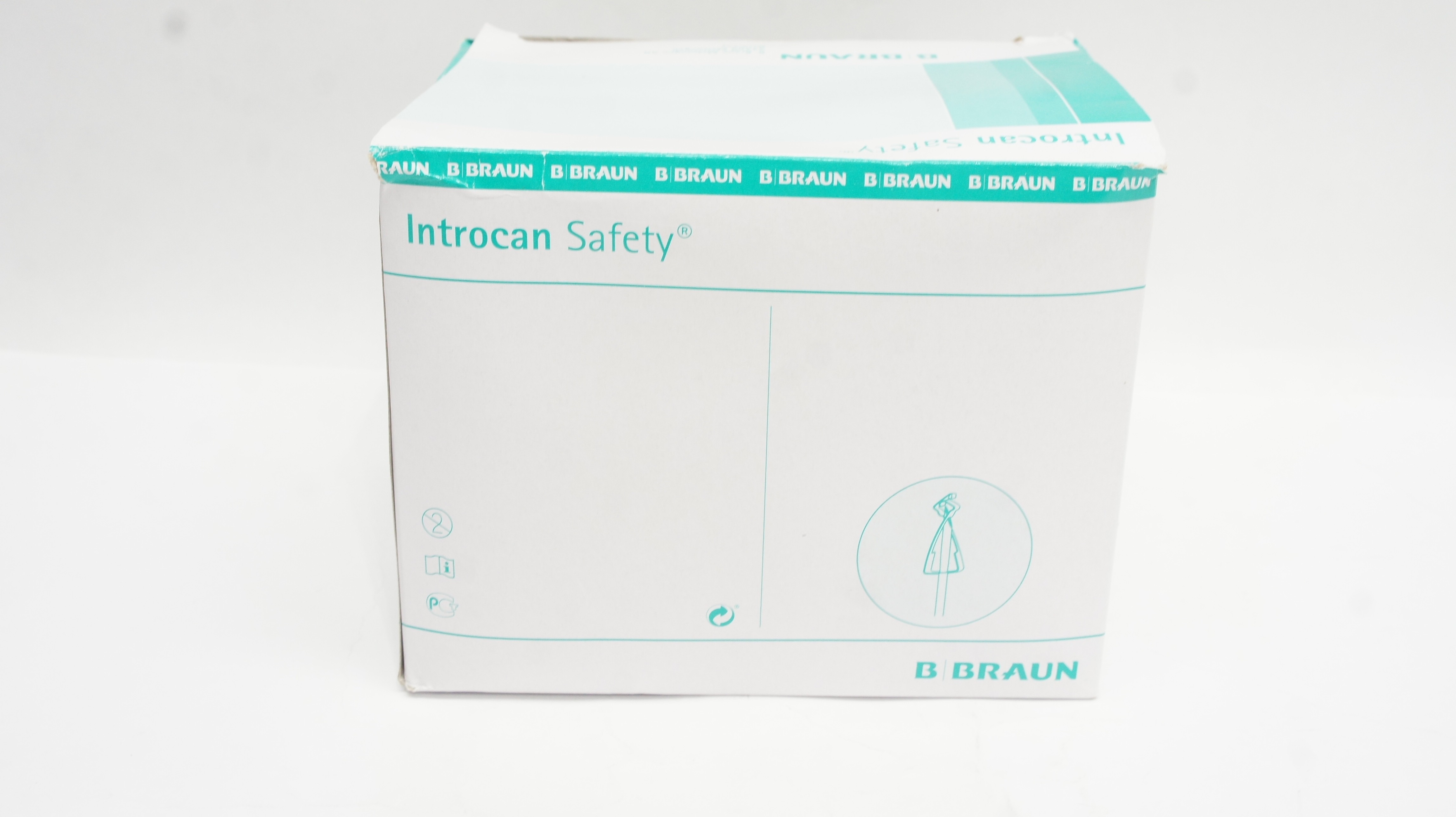 B.Braun 4252527-02 Introcan Safety IV Cath. 20G x 1-3/4inch 57ml/min - Box of 23