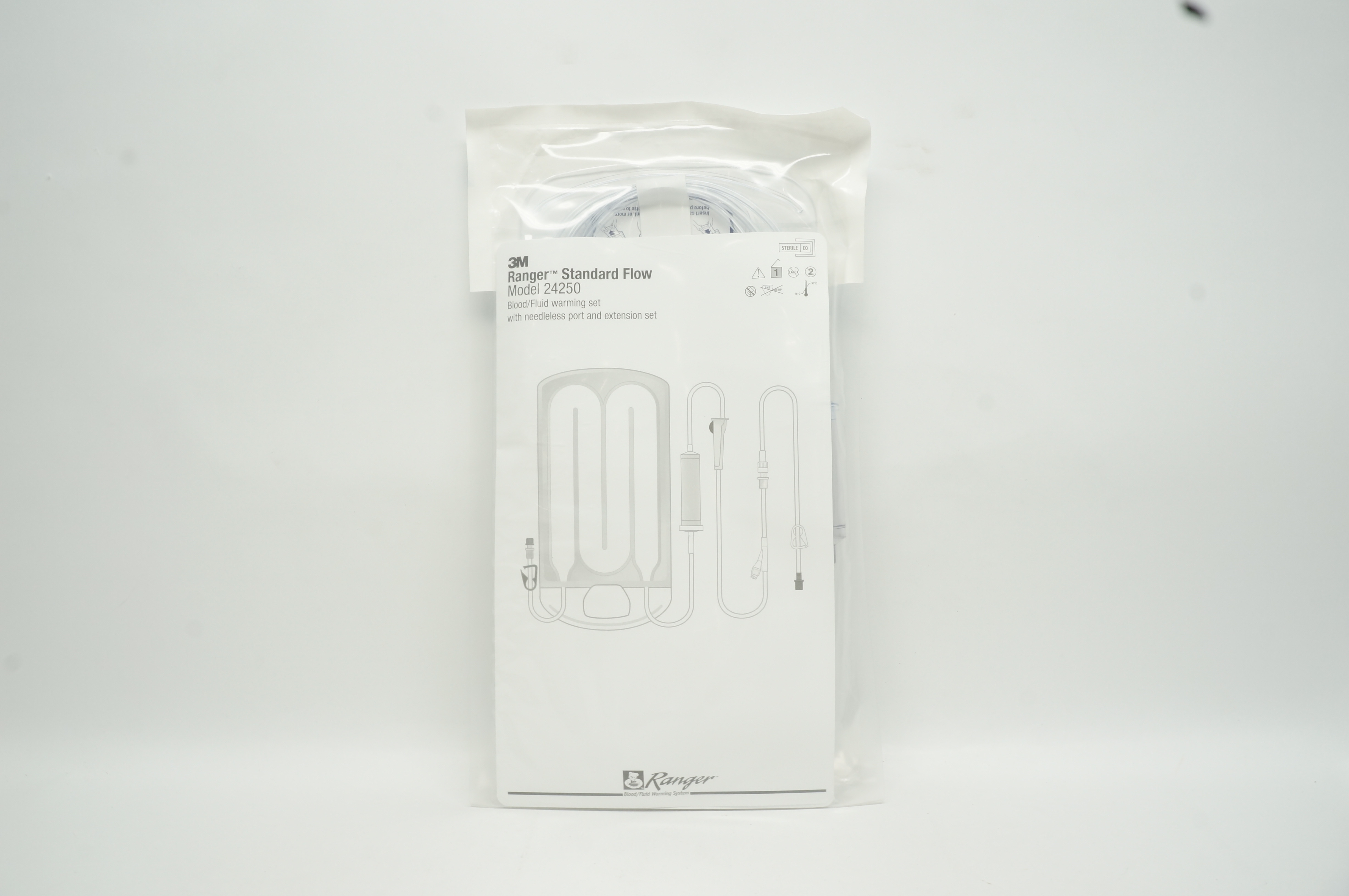 3M 24250 Ranger Standard Flow Blood/Fluid Warming Set with Extension (x)
