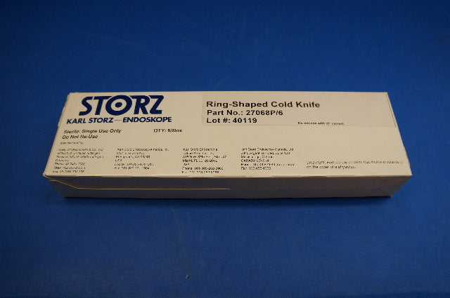 Karl Storz 27068P/6 Ring-Shaped Cold Knife ~ Box of 6