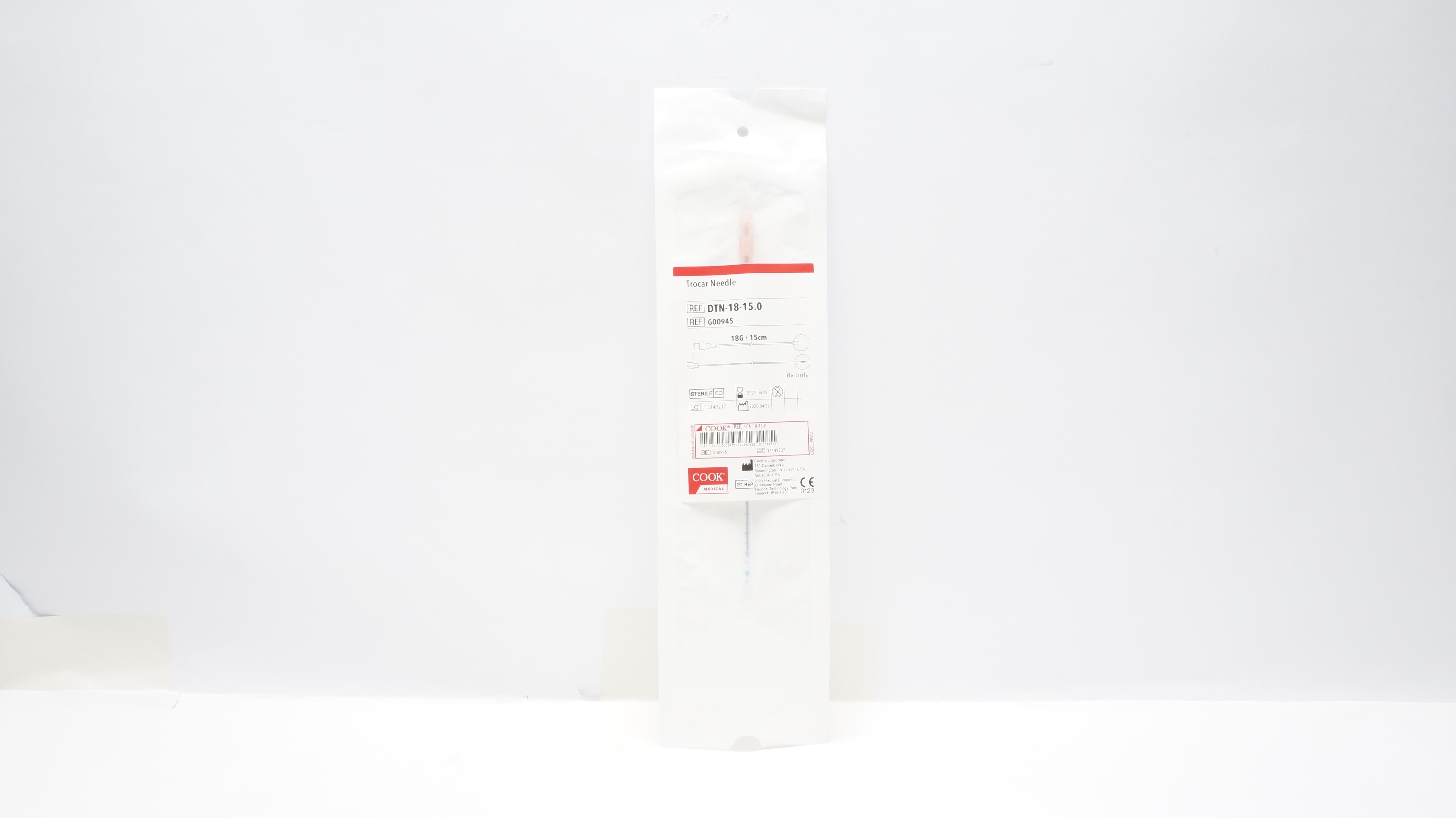 Cook Medical G00945 Trocar Needle 18G/ 15cm (x)