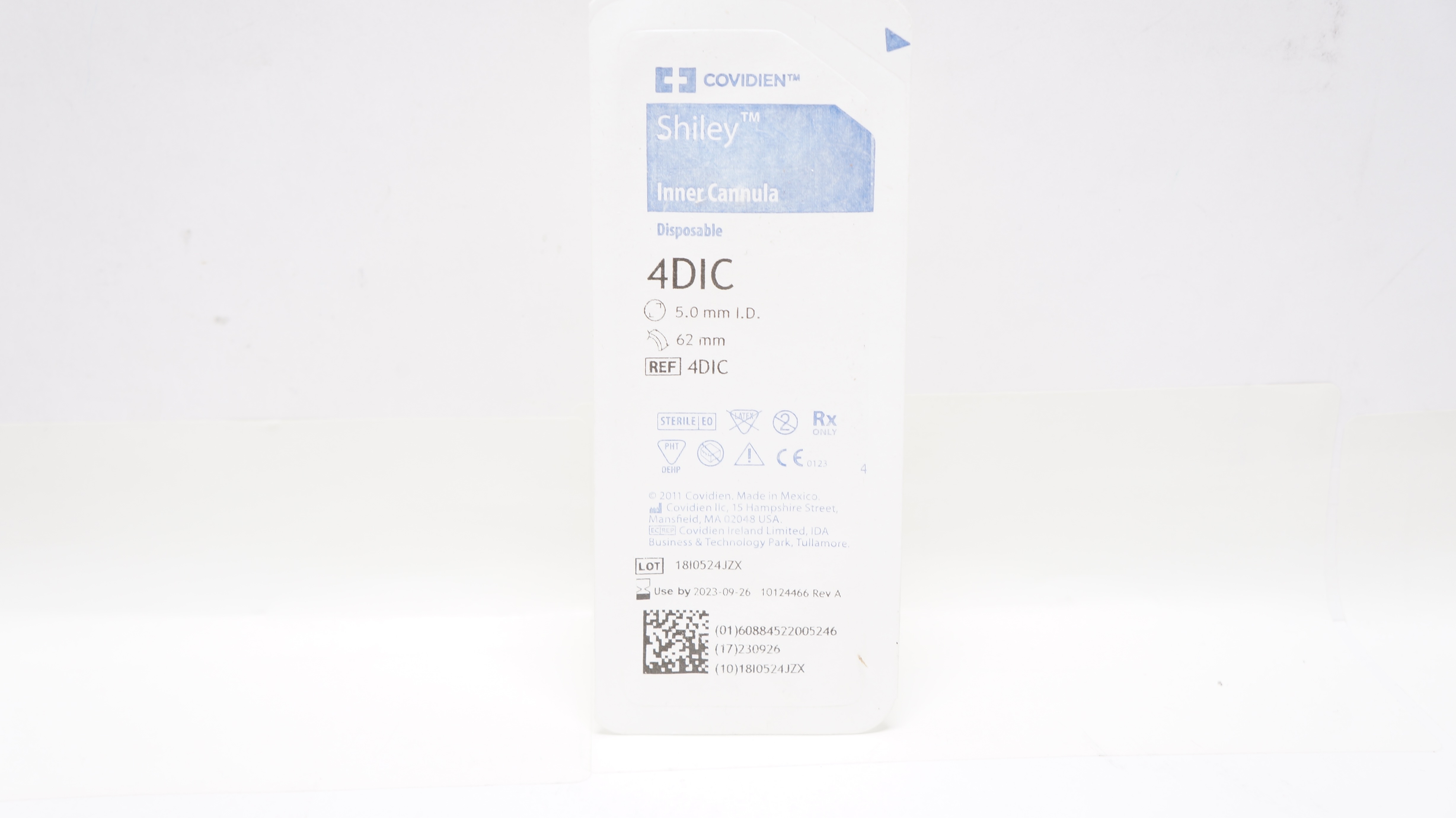 Covidien 4DIC Shiley Disposable Inner Cannula 5.0mm I.D. x 62 mm (x)