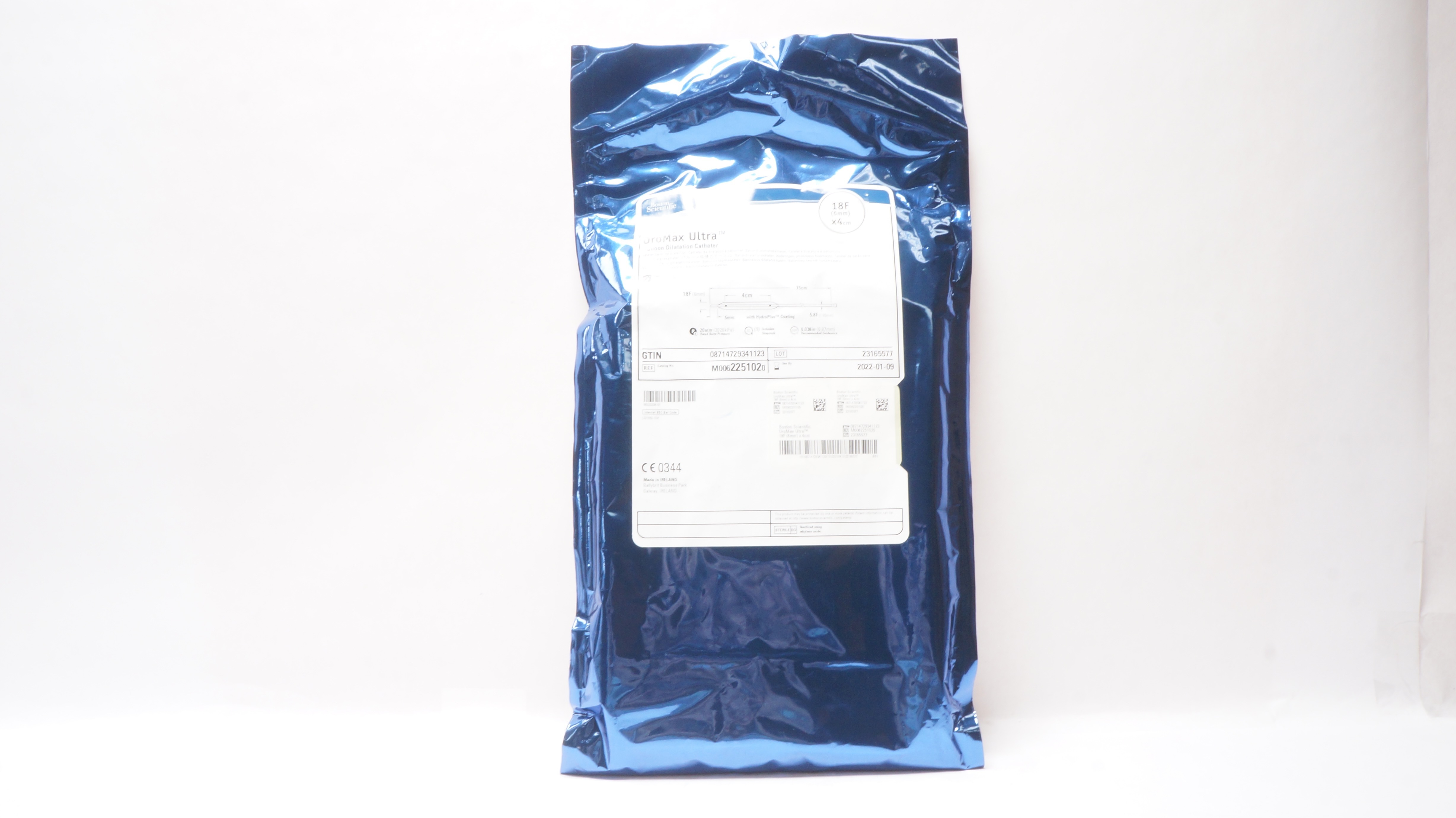 Boston Scientific M0062251020 UroMax Ultra Balloon Dilatation Cath.18F x 4cm (x)