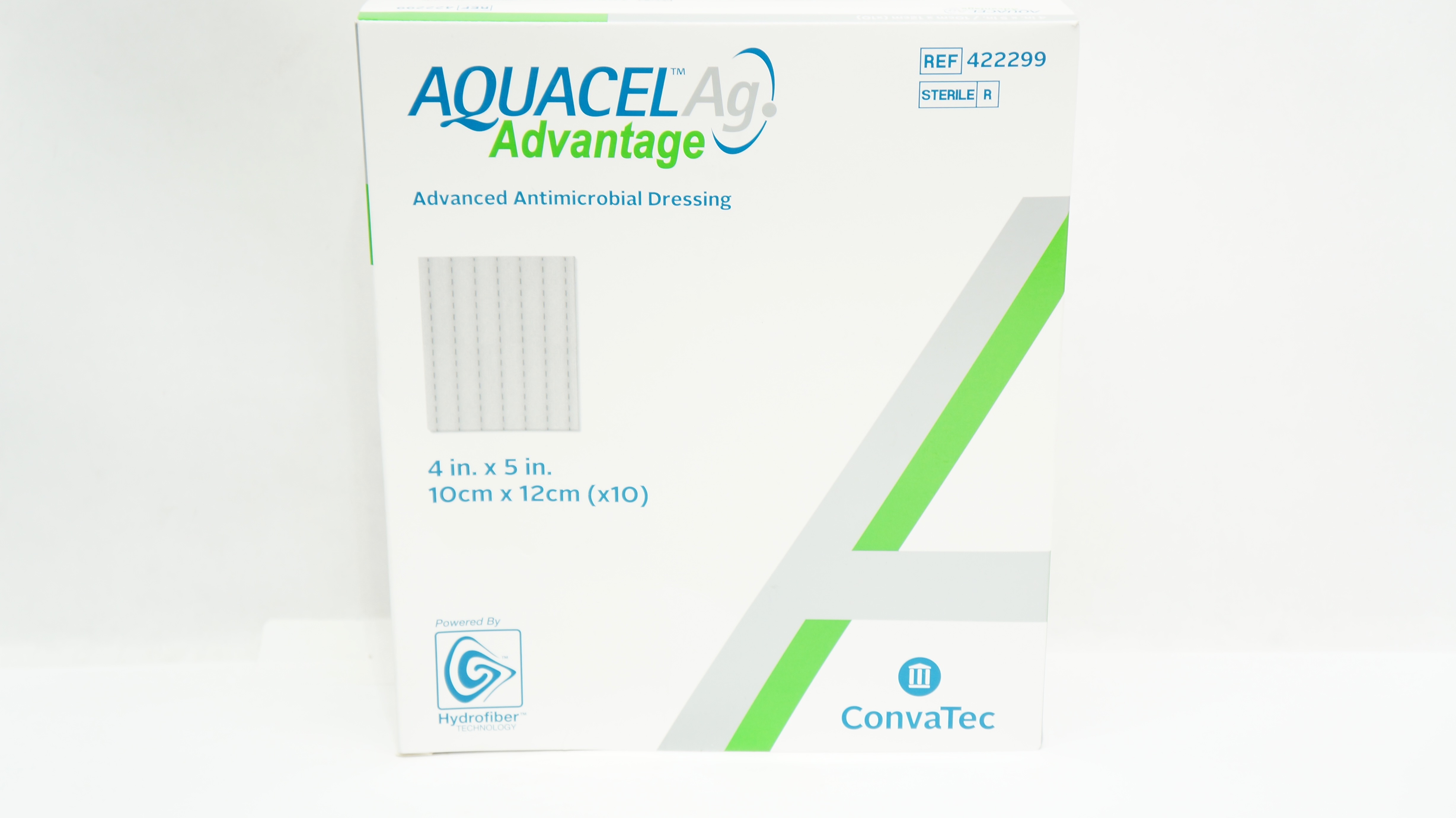 ConvaTec 422299 Aquacel Ag Advanced Antimicrobial Dressing 4 x 5inch - Box of 10