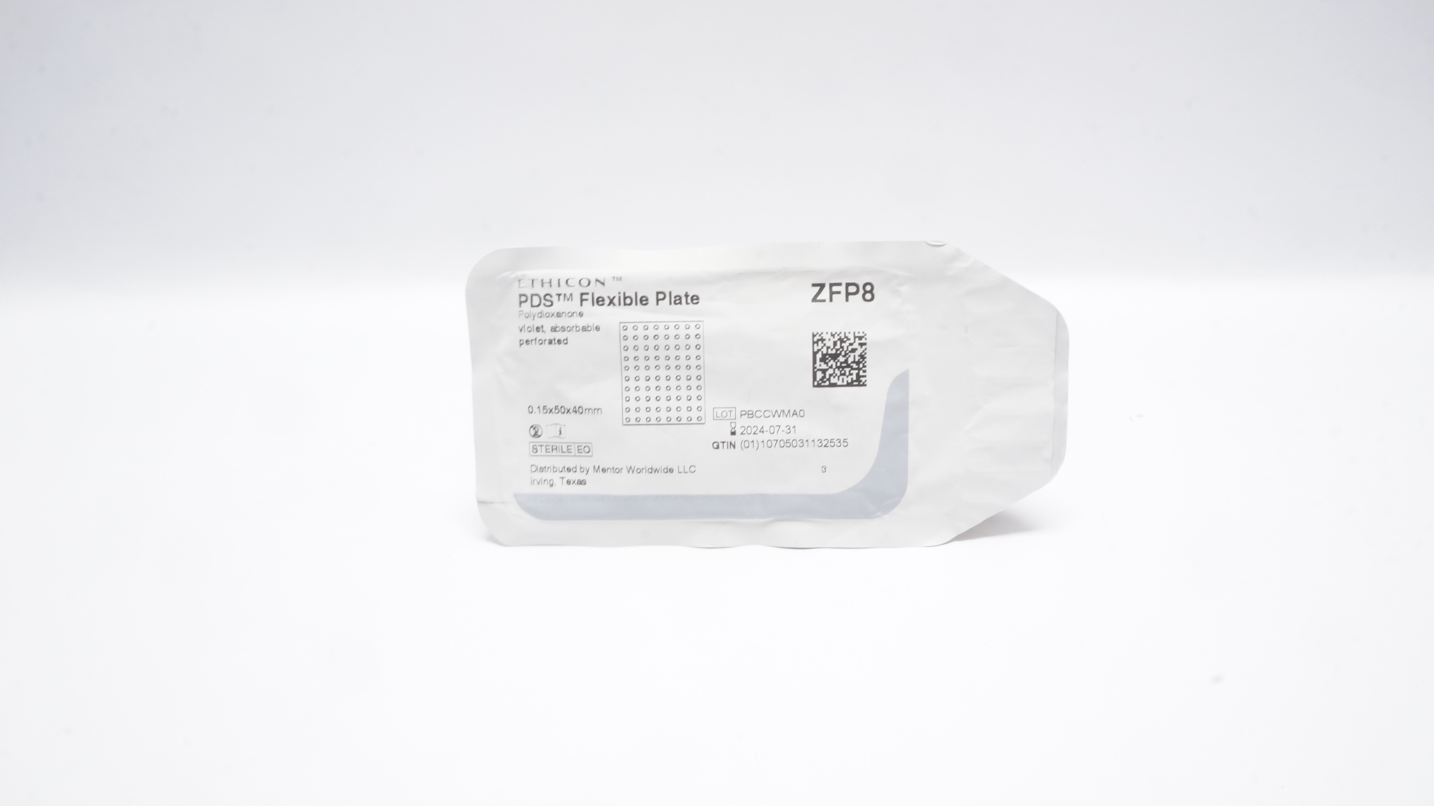 Ethicon ZFP8 PDS Flexible Plate 0.15 x 50 x 40m (x)