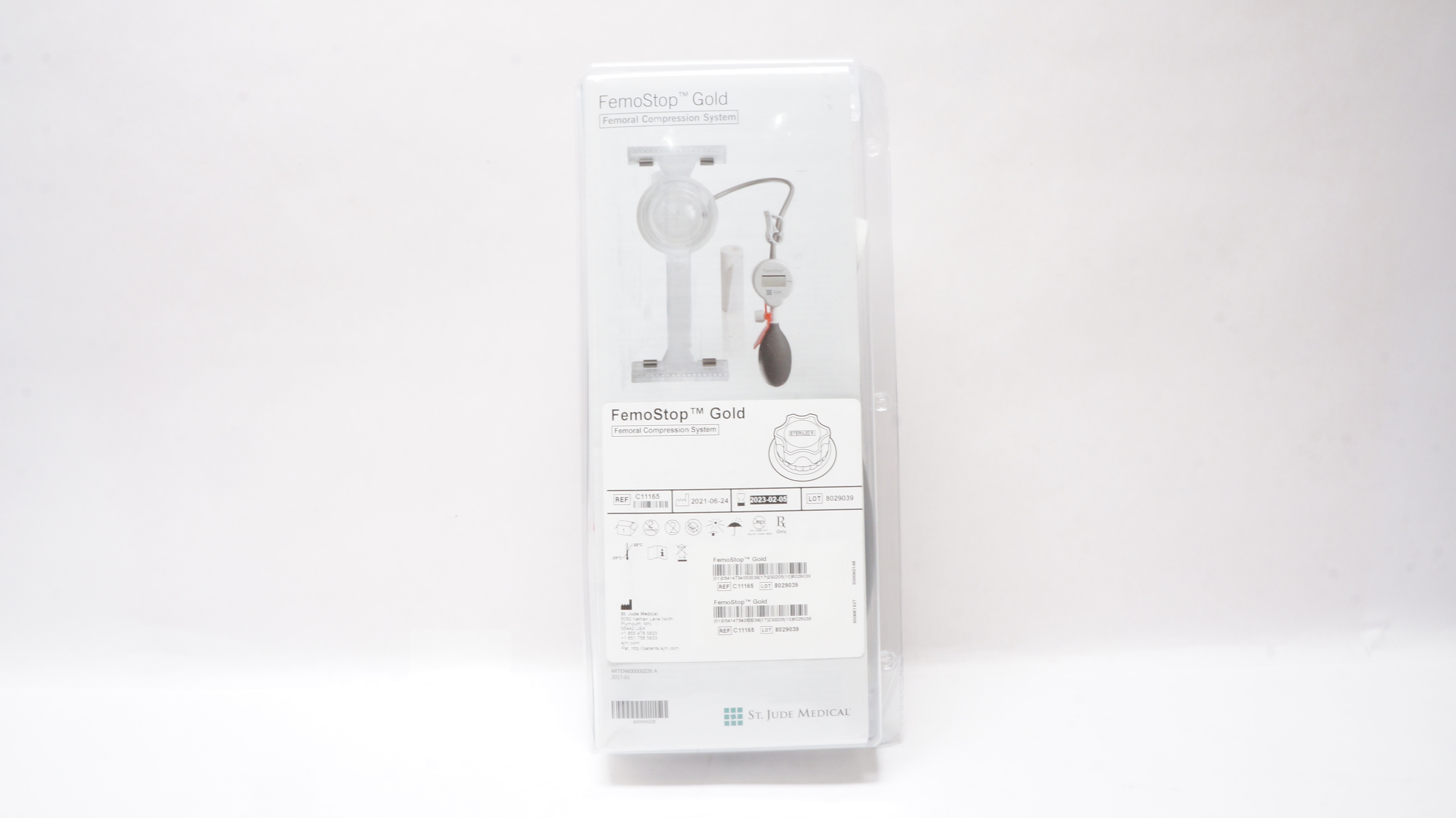 ST Jude Medical C11165 Femo Stop Gold Femoral Compression System (x)
