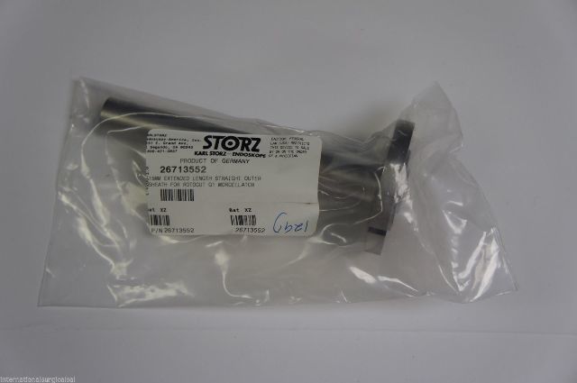 Karl Storz 26713552 15mm Extended Length Straight Outer Sheath For Rotocut G1