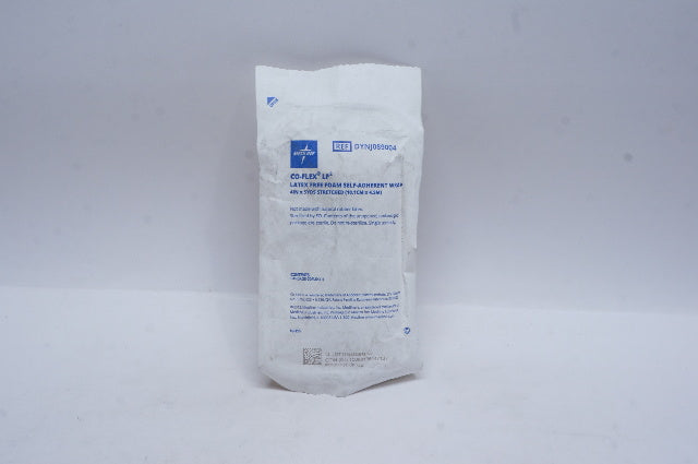Medline DYNJ089004 CO-FLEX LF Latex Free Foam Self-Adherent Wrap 4inch x 5yds.