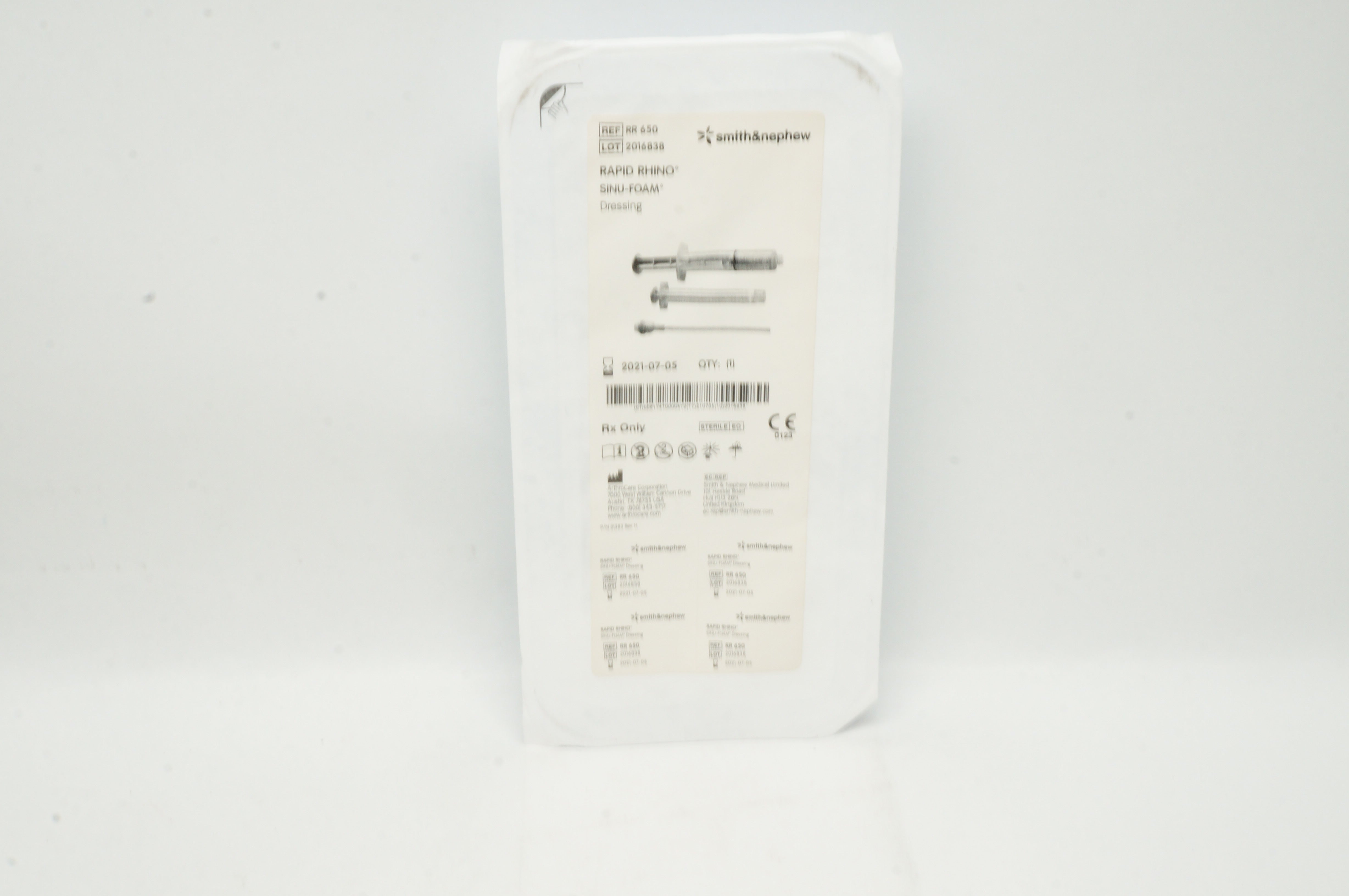 Smith&Nephew RR650 Rapid Rhino Sinu-Foam Dressing (x)
