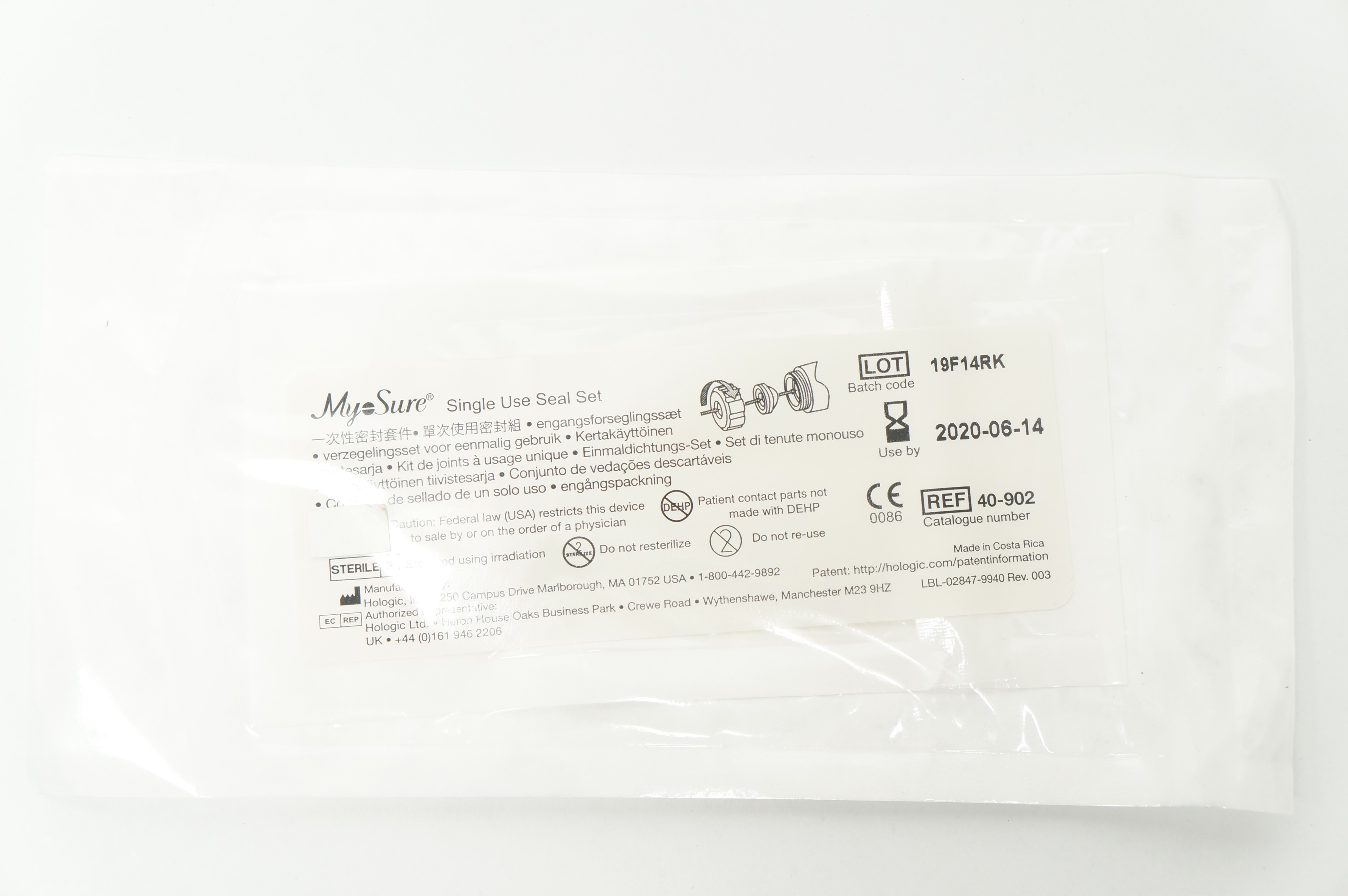Hologic 40-902 MyoSure Single Use Seal Set (x)