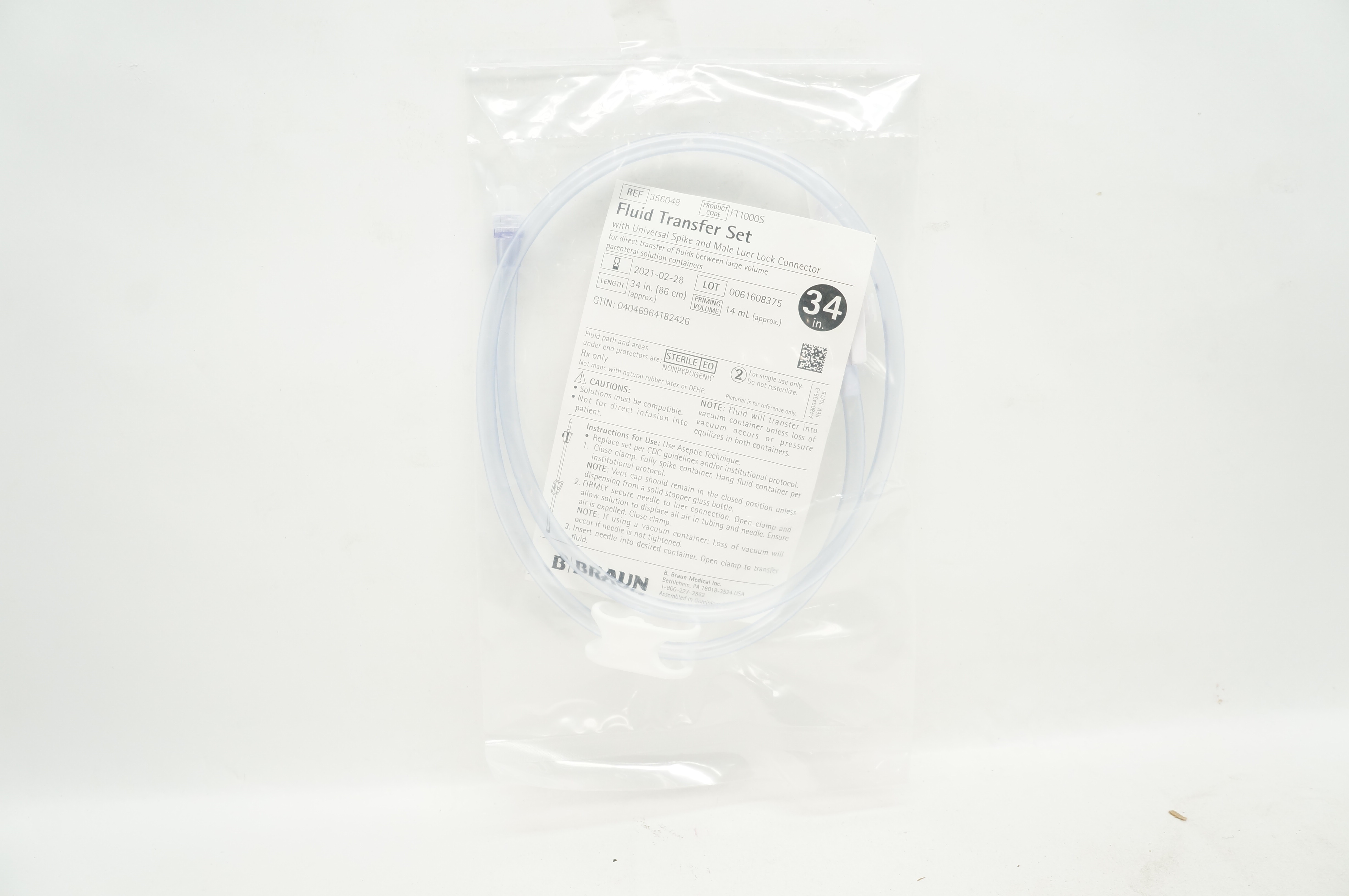 CareFusion 001325 AirLife Nasal Oxygen Cannula W/ Crush Resistant Tubing 7ft (x)