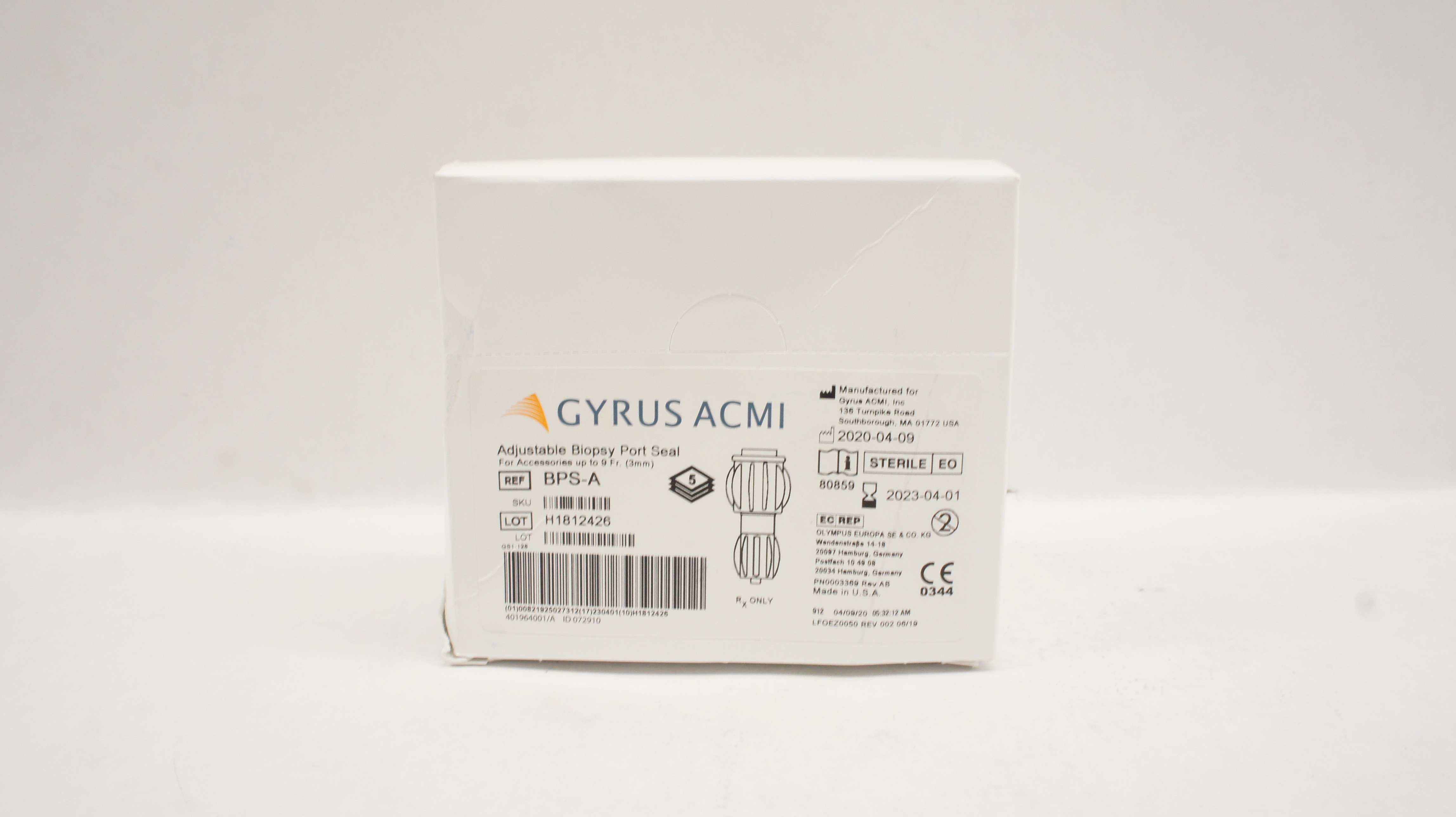 Gyrus ACMI BPS-A Adjustable Biopsy Port Seal - Box of 5